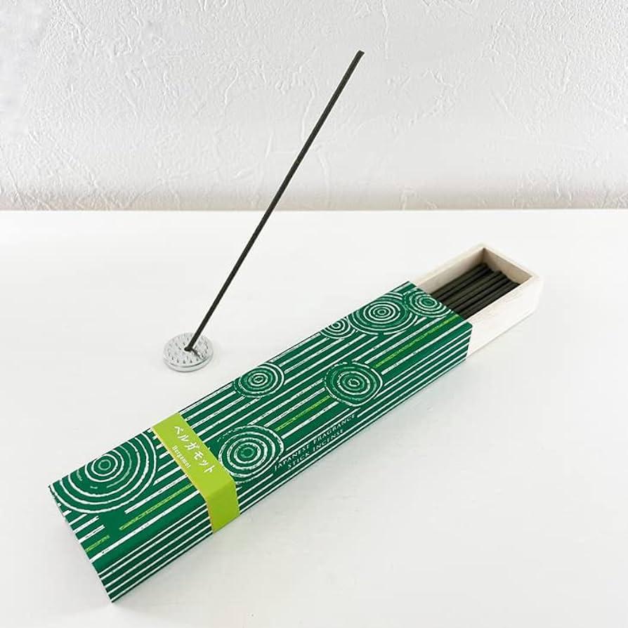 Kousaido Natural Bergamot Incense Sticks Refreshing Scent 40 Sticks - Image 4