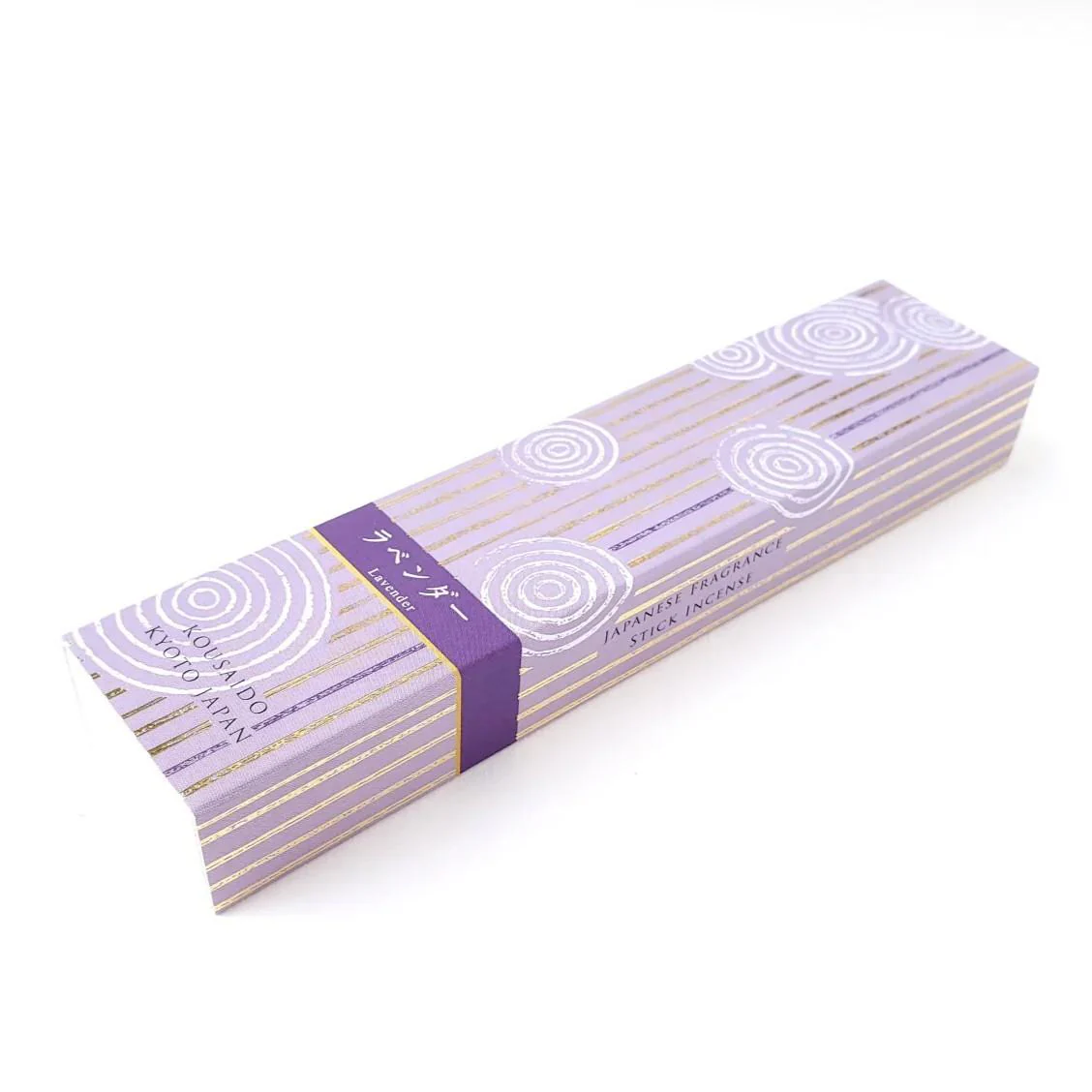 Kousaido Soothing Lavender Long Incense Sticks In Wooden Box 40 ct. - Image 4