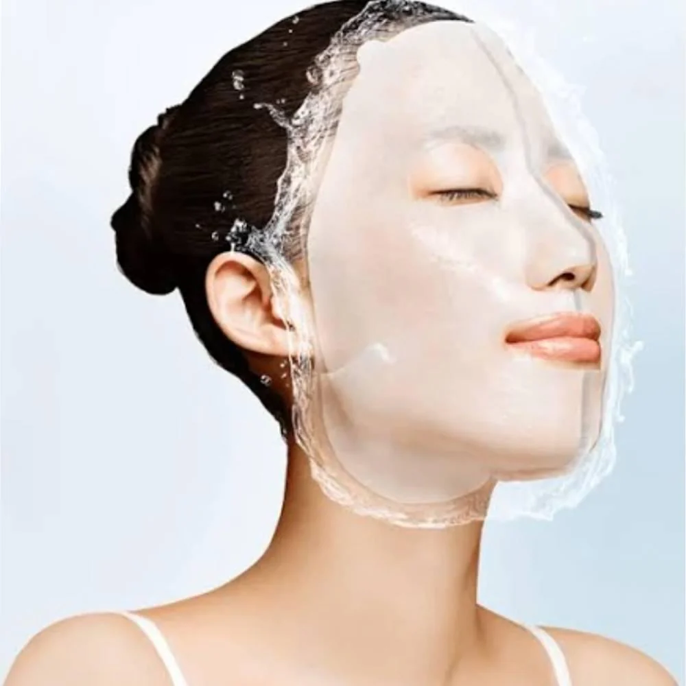 Kracie Hadabisei 3D Face Mask Super Aging-Care Brightening 4 Sheets - Image 2