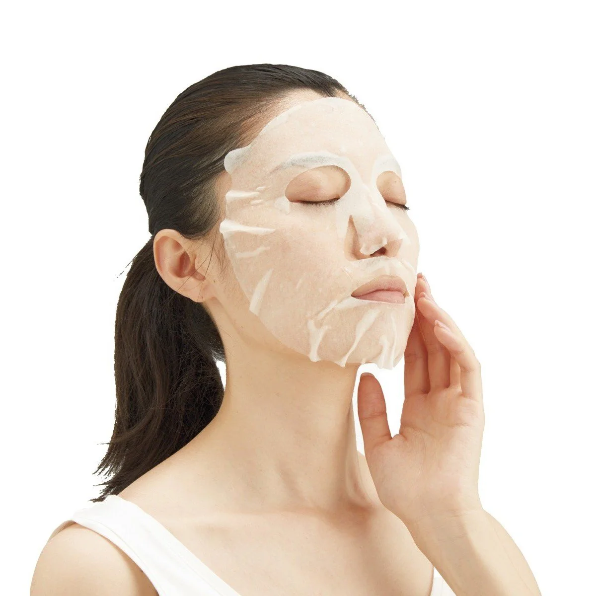 Kracie Hadabisei One All-In-One Anti-Wrinkle Facial Sheet Mask 50 ct. - Image 3