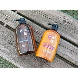 Kumano Yushi Horse Oil Nourishing Shampo for Dry & Damaged Hair 600ml - Image 2