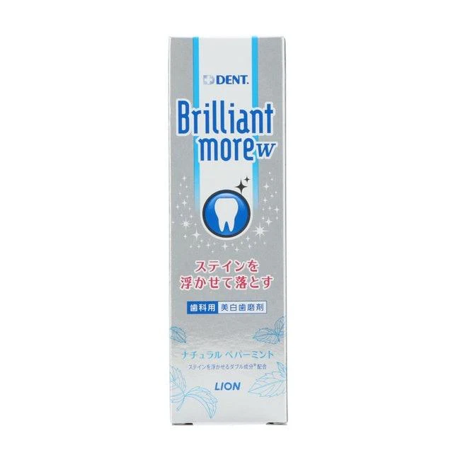 Brilliant More Stain Removal Fluoride Toothpaste Peppermint 90g - Image 4