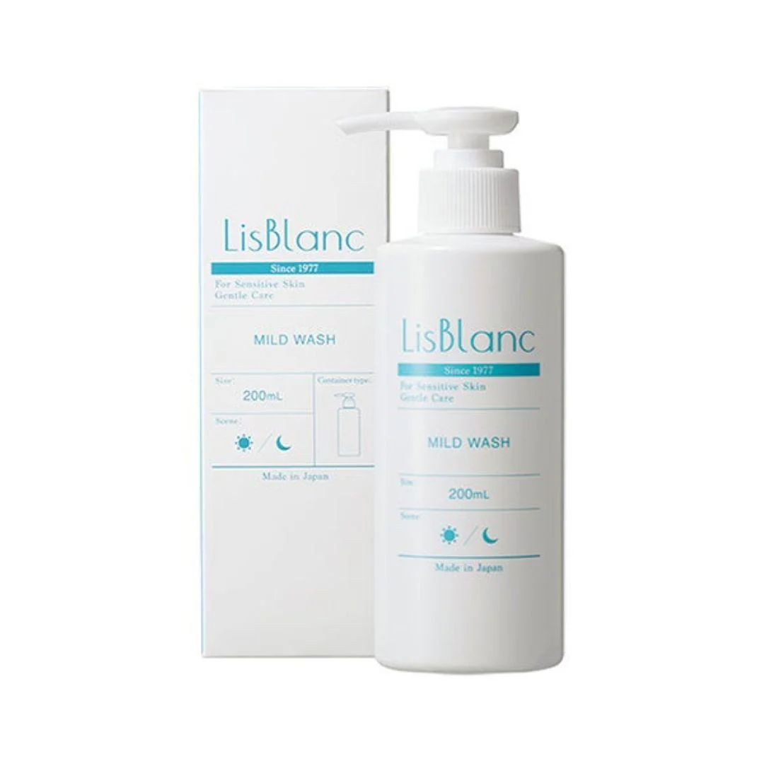 LisBlanc Mild Wash Amino Acid Facial Cleanser For Sensitive Skin 200ml - Image 2