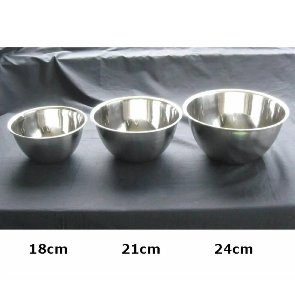 Maruefu Large Mixing Bowl Stainless Steel Stackable Bowls - Image 4