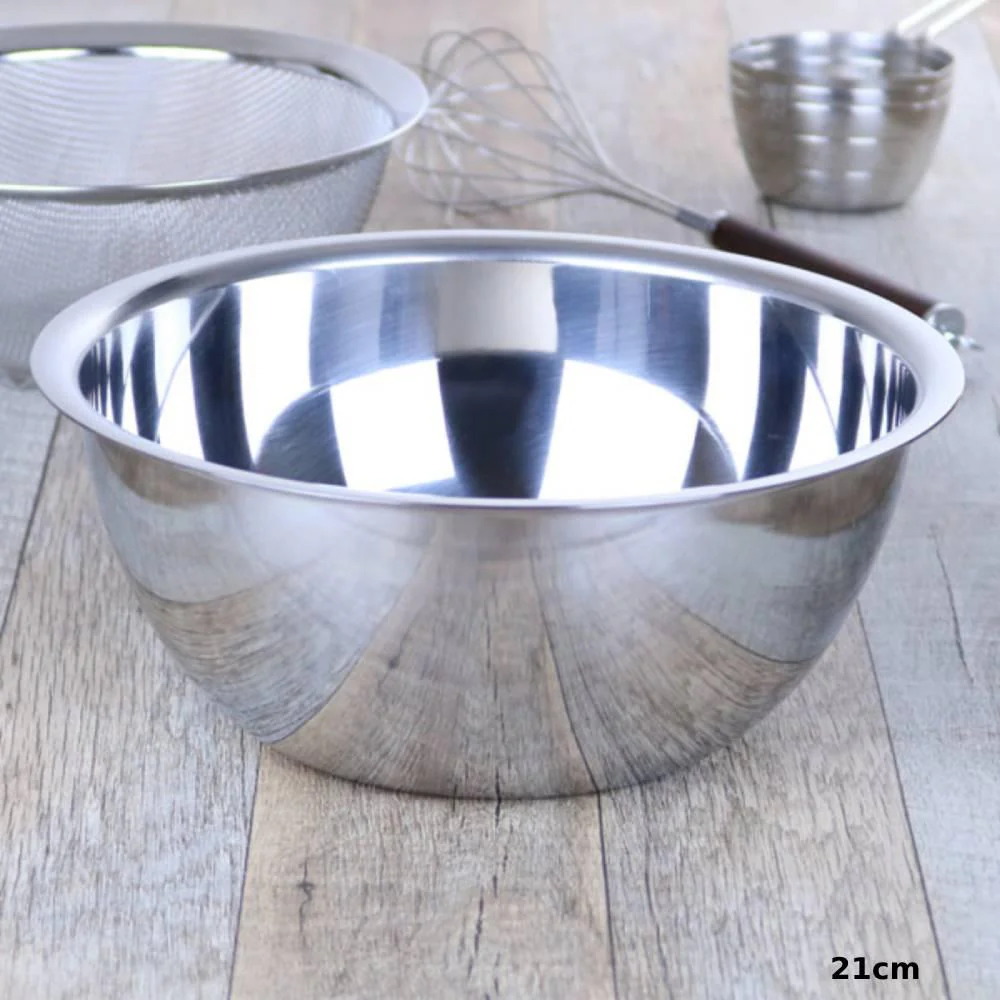 Maruefu Large Mixing Bowl Stainless Steel Stackable Bowls - Image 7