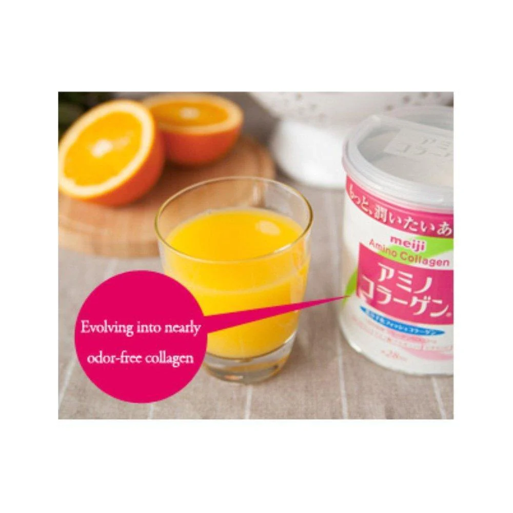 Meiji Amino Collagen Powder Beauty Supplement 196g (for 28 days) - Image 3