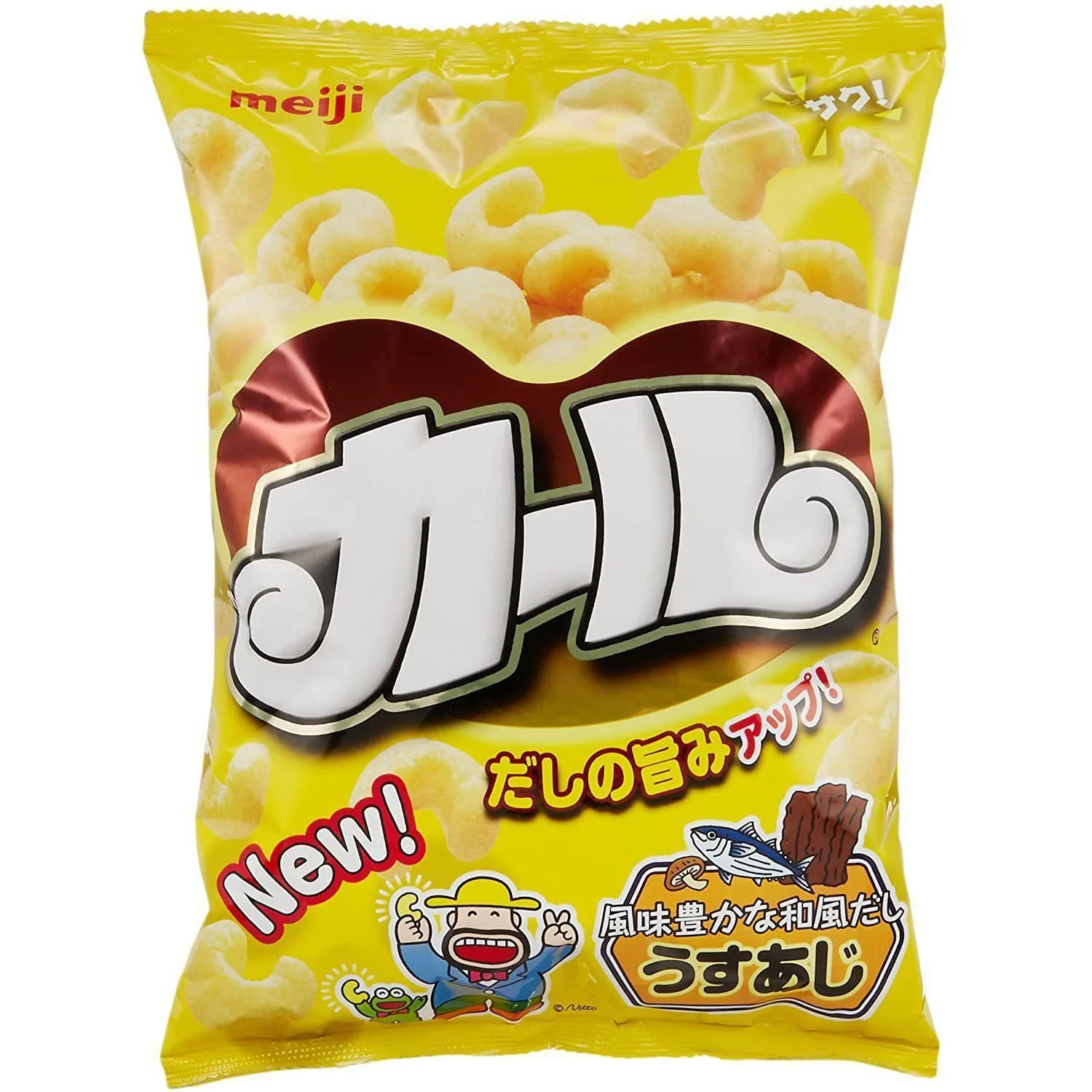Meiji Karl Light Salted Corn Puff Curls Snack (Box of 10 Bags) - Image 4