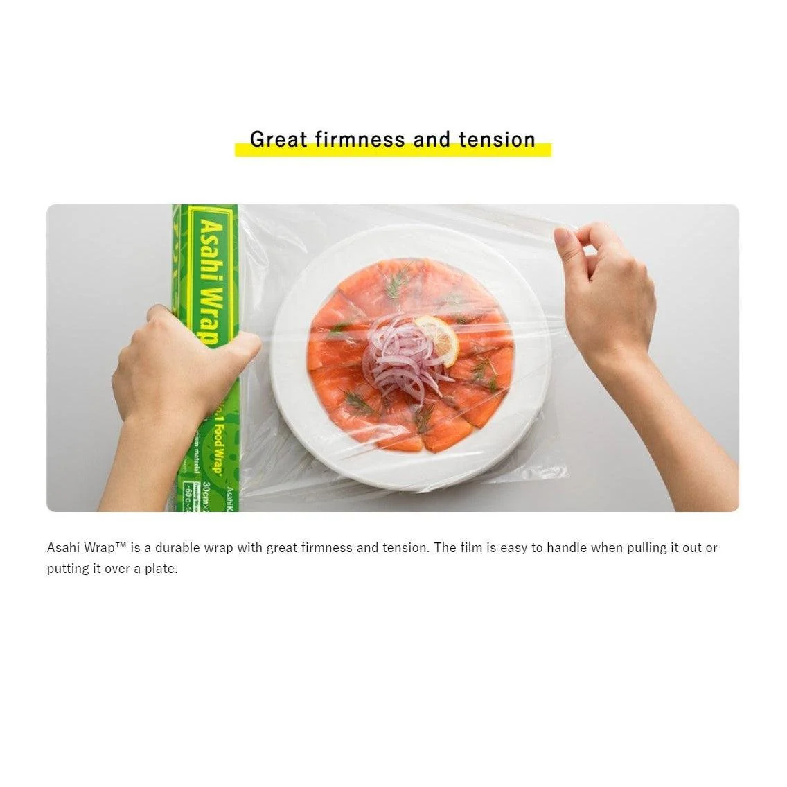 Microwaveable Cling Film Japanese Saran Plastic Wrap 30cm x 50m - Image 5
