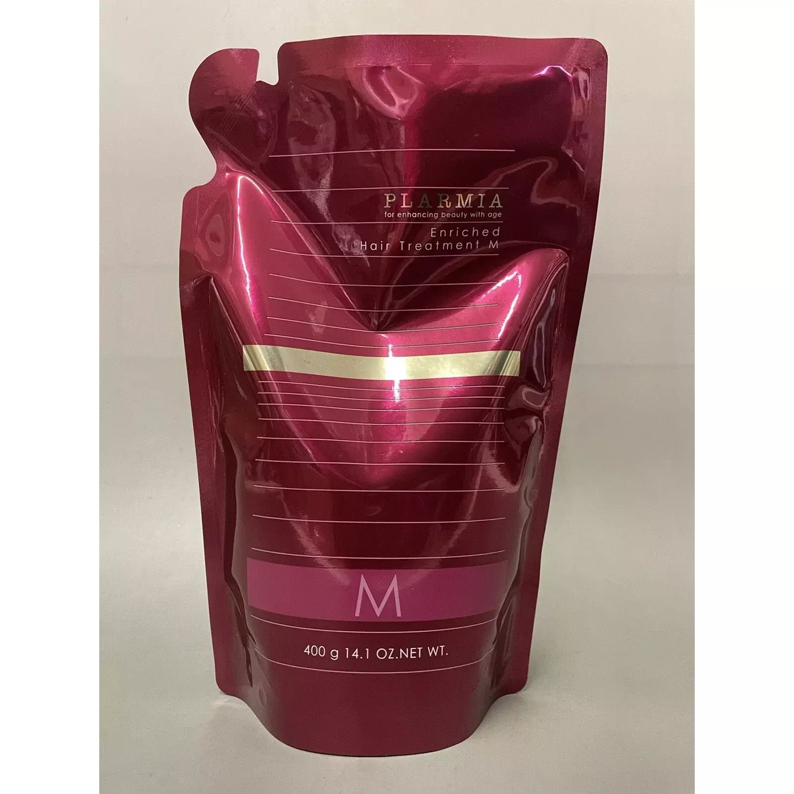 Milbon Plarmia Enriched Hair Treatment M Keratin Repair Conditioner 400g - Image 3