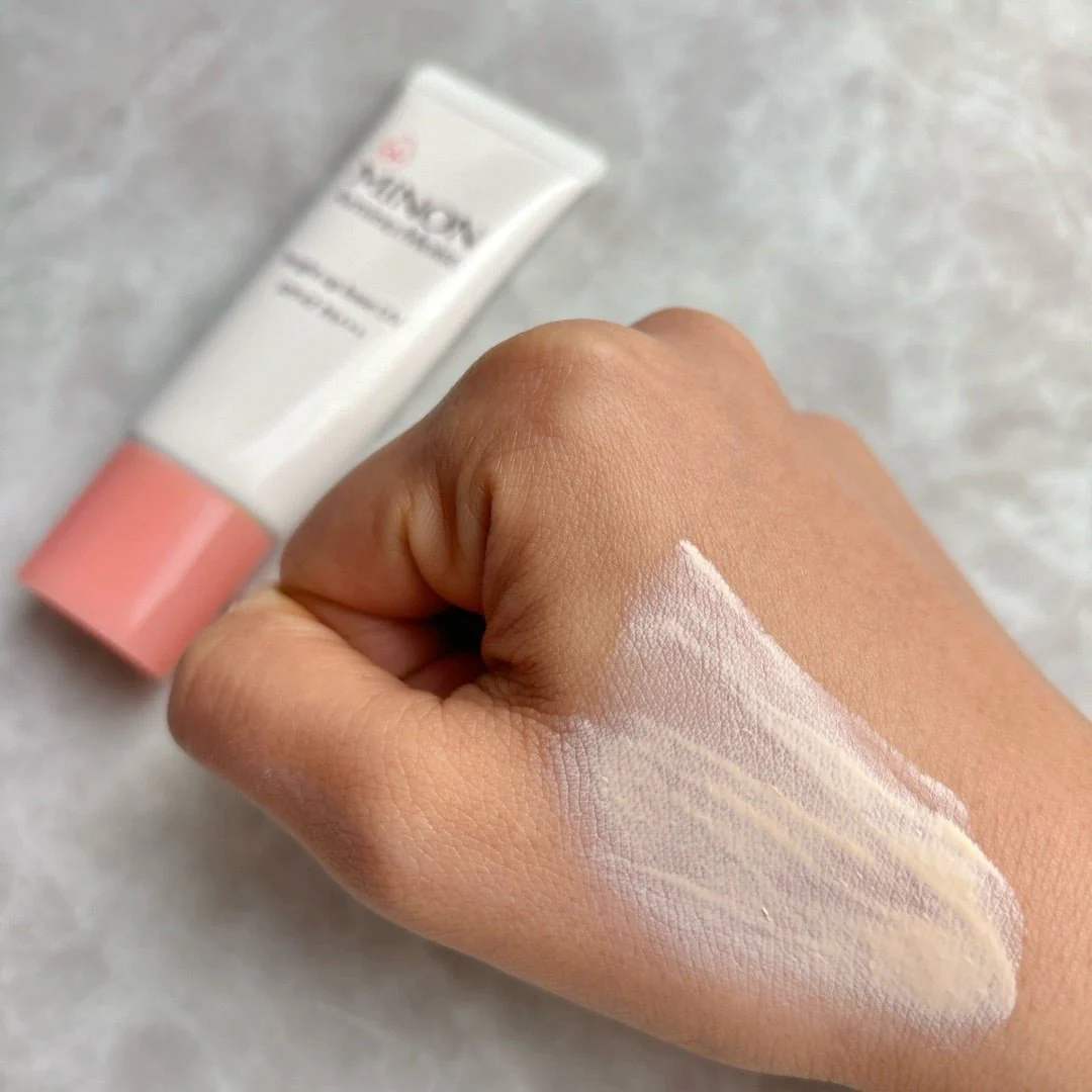 Minon Amino Moist Bright Up Base UV Sensitive Skin Makeup Base 25g - Image 4