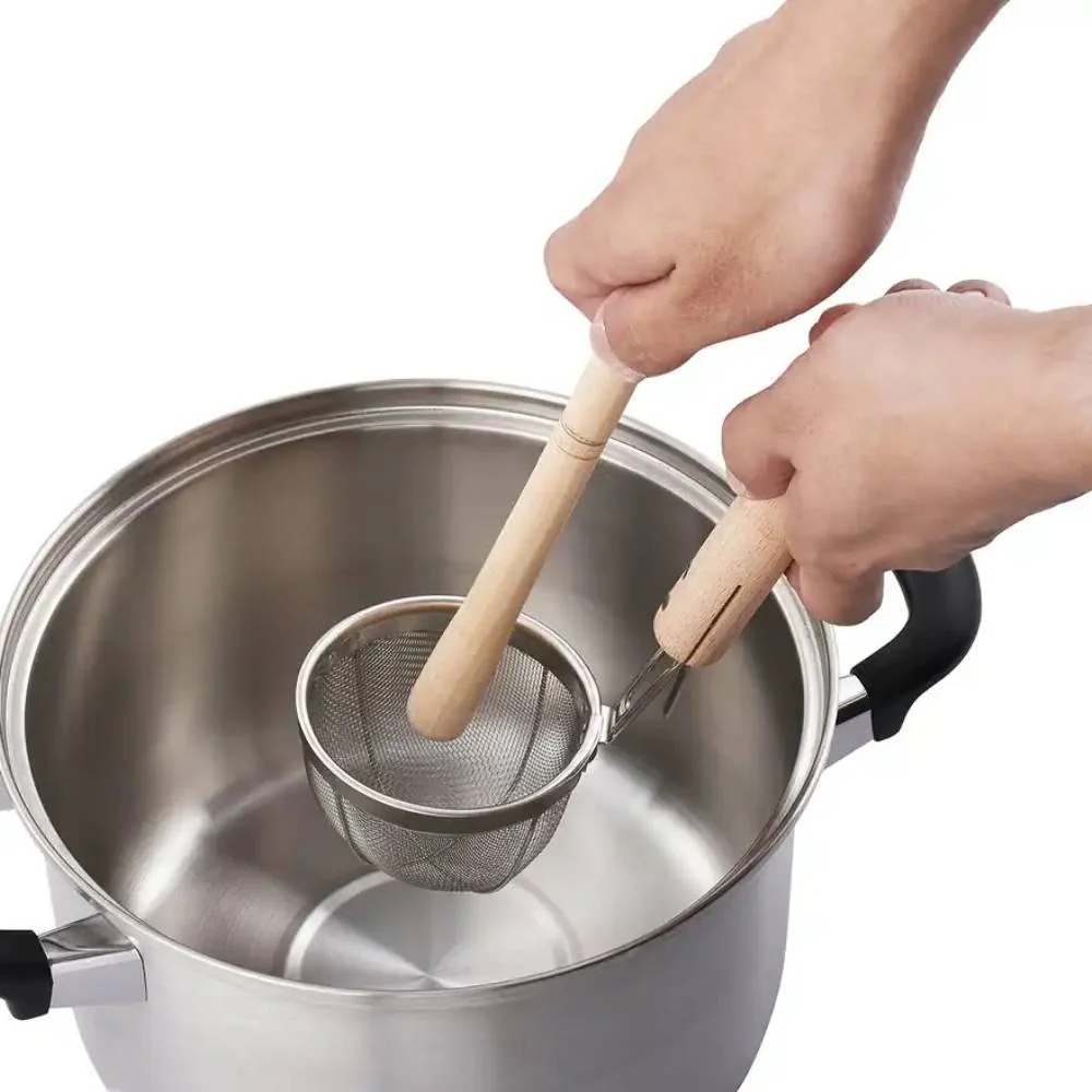 Minex Misokoshi Miso Strainer & Wooden Muddler Set For Miso Soup - Image 2