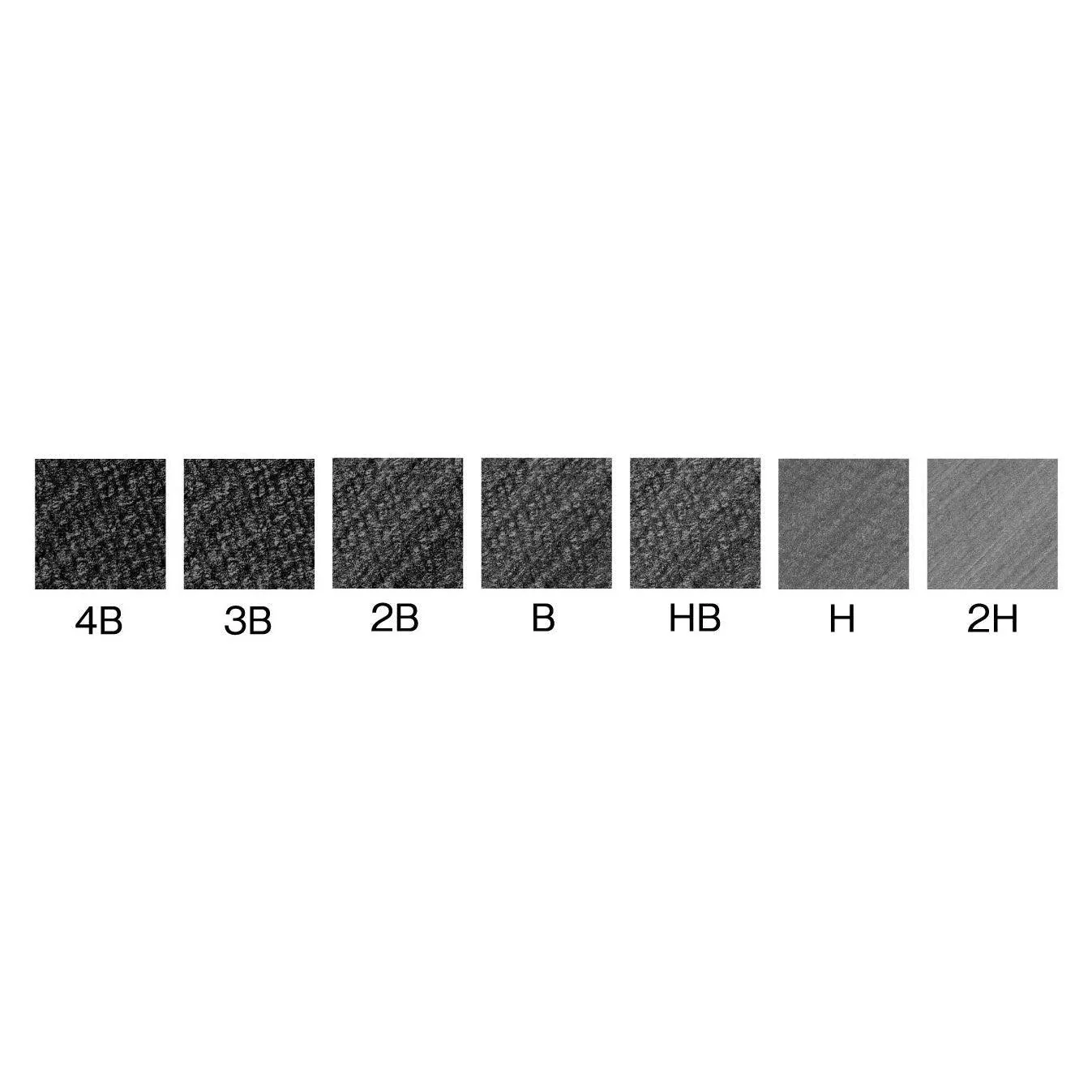 uni Mitsubishi Star Japanese Graphite Pencils 4B 12 Pieces - Image 2