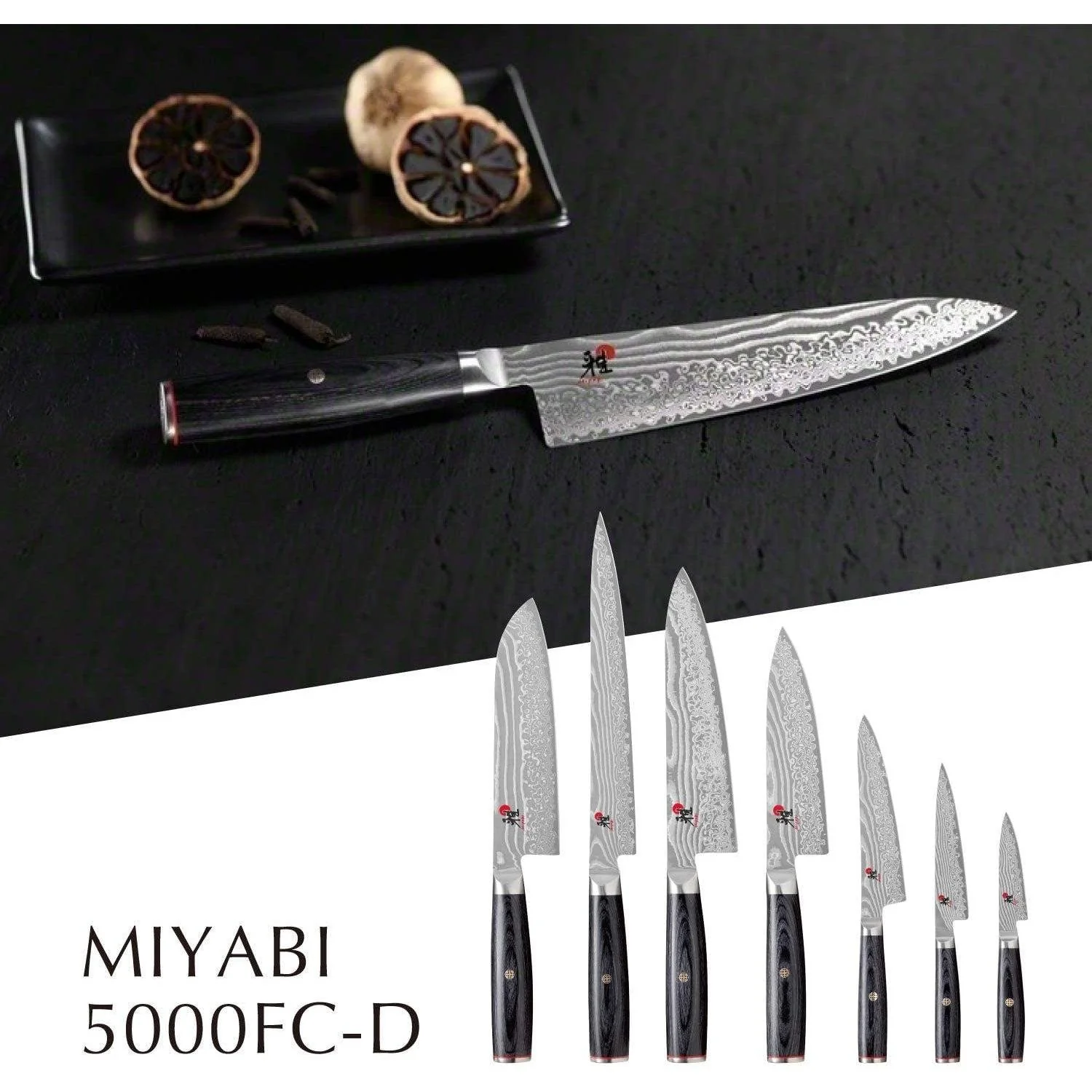 Miyabi 5000FC-D Damascus Steel Sujihiki Knife 240mm - Image 4