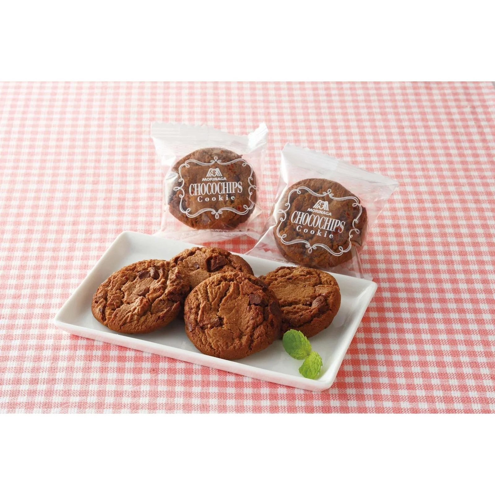 Morinaga Choco Chips Chocolate Cookies (Pack of 5) - Image 3