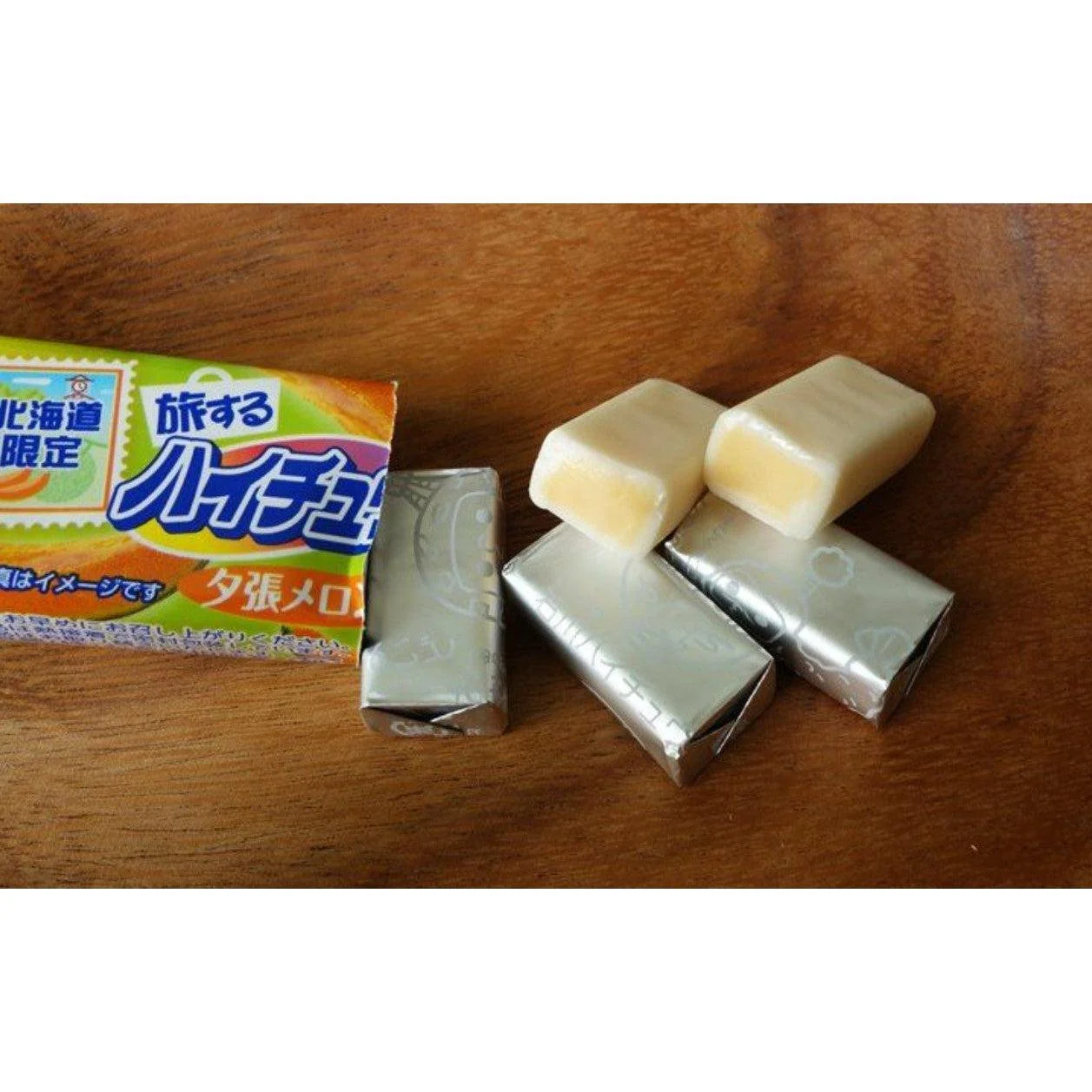 Hi-Chew Japanese Soft Candy Yubari Melon Flavor 60 Pieces - Image 3