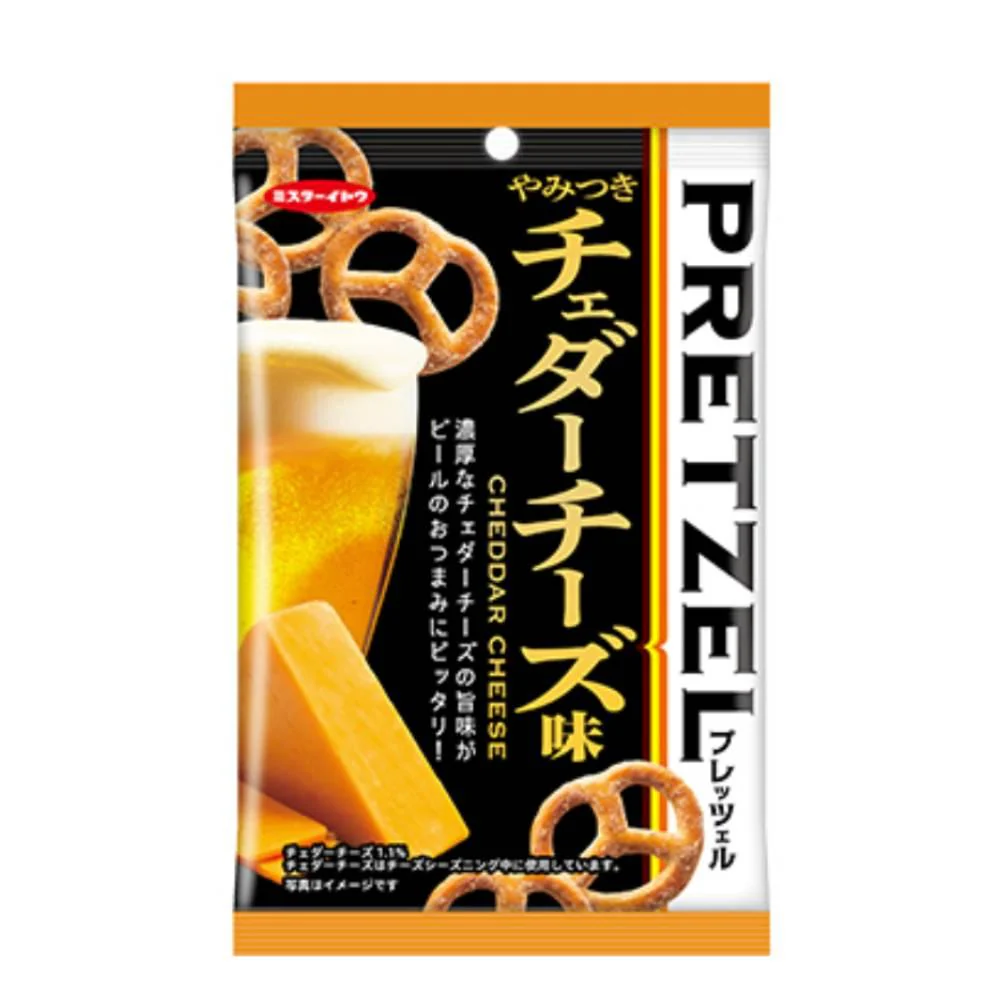 Mr. Ito Whole Wheat Baked Pretzels Cheddar Cheese Flavor (Pack of 6) - Image 5