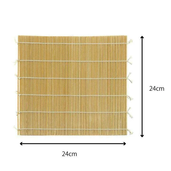 Natural Bamboo Sushi Rolling Mat (Made in Japan) 24cm - Image 3