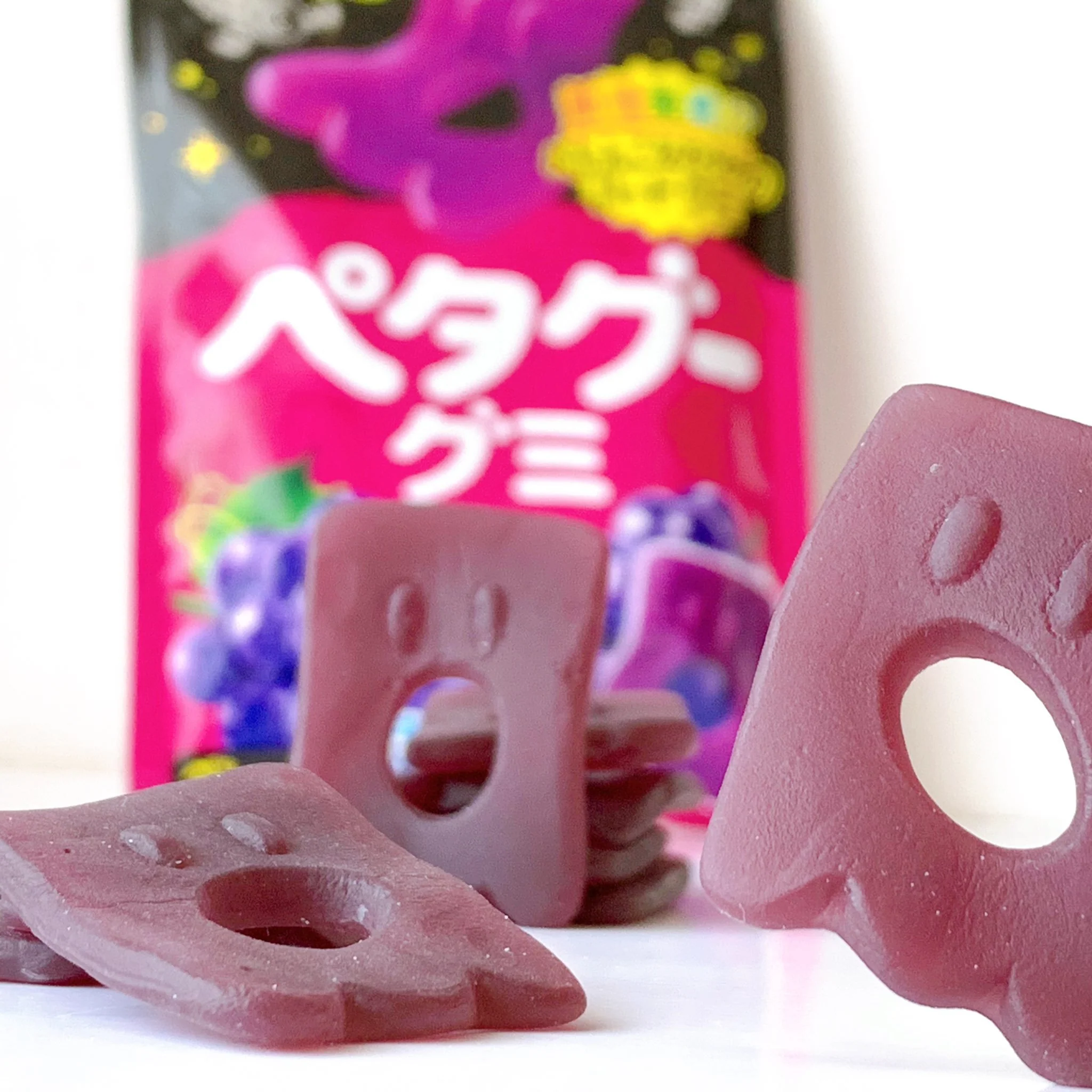 Nobel Petagu Gummies Grape Flavor Cute Gummy Candy 50g - Image 2