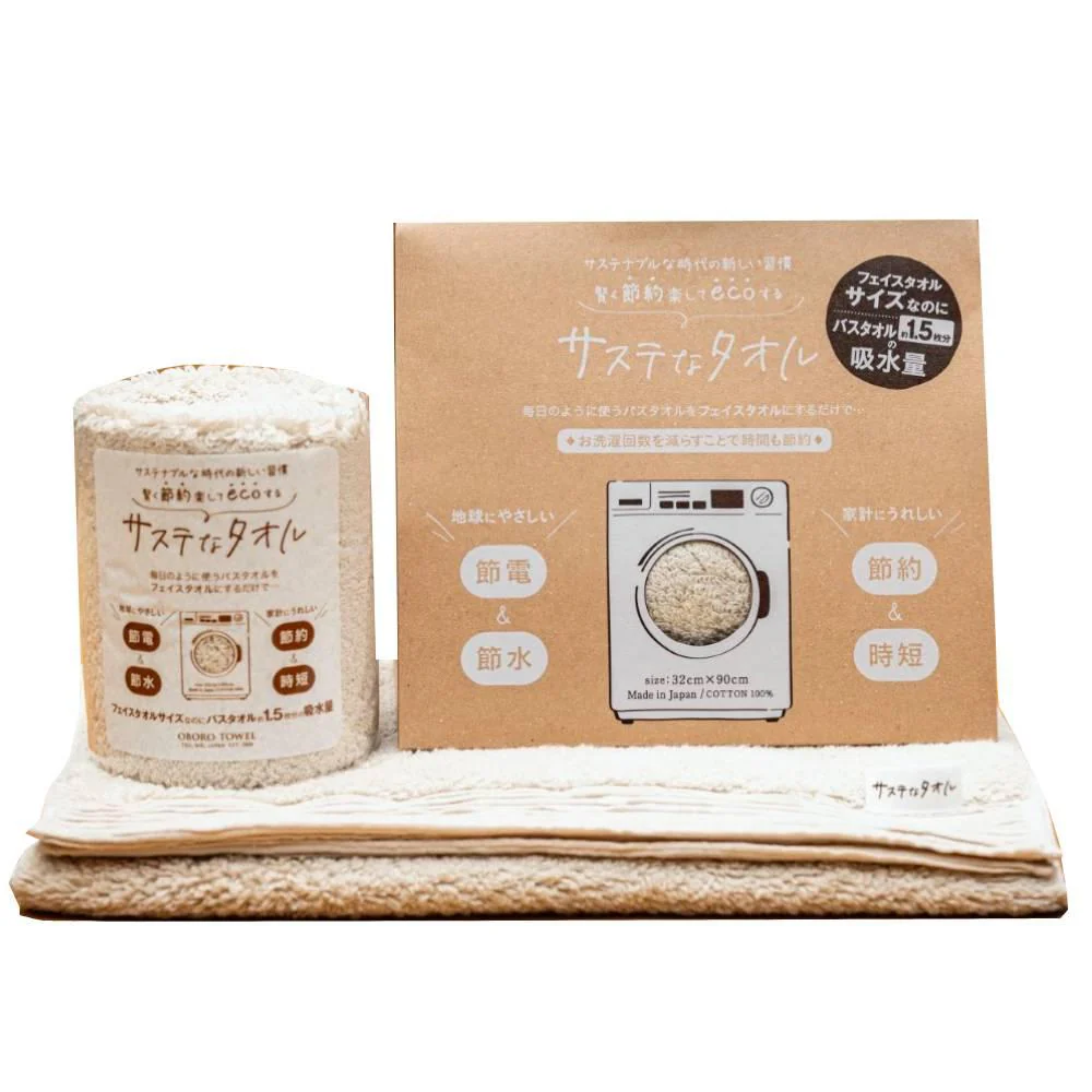 Eco Friendly Absorbent Face Towel For Sensitive Skin 32x90cm - Image 9