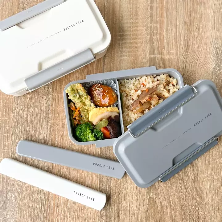 OSK Spill Proof Antibacterial Bento Lunch Box With Lockable Lid 850ml - Image 2