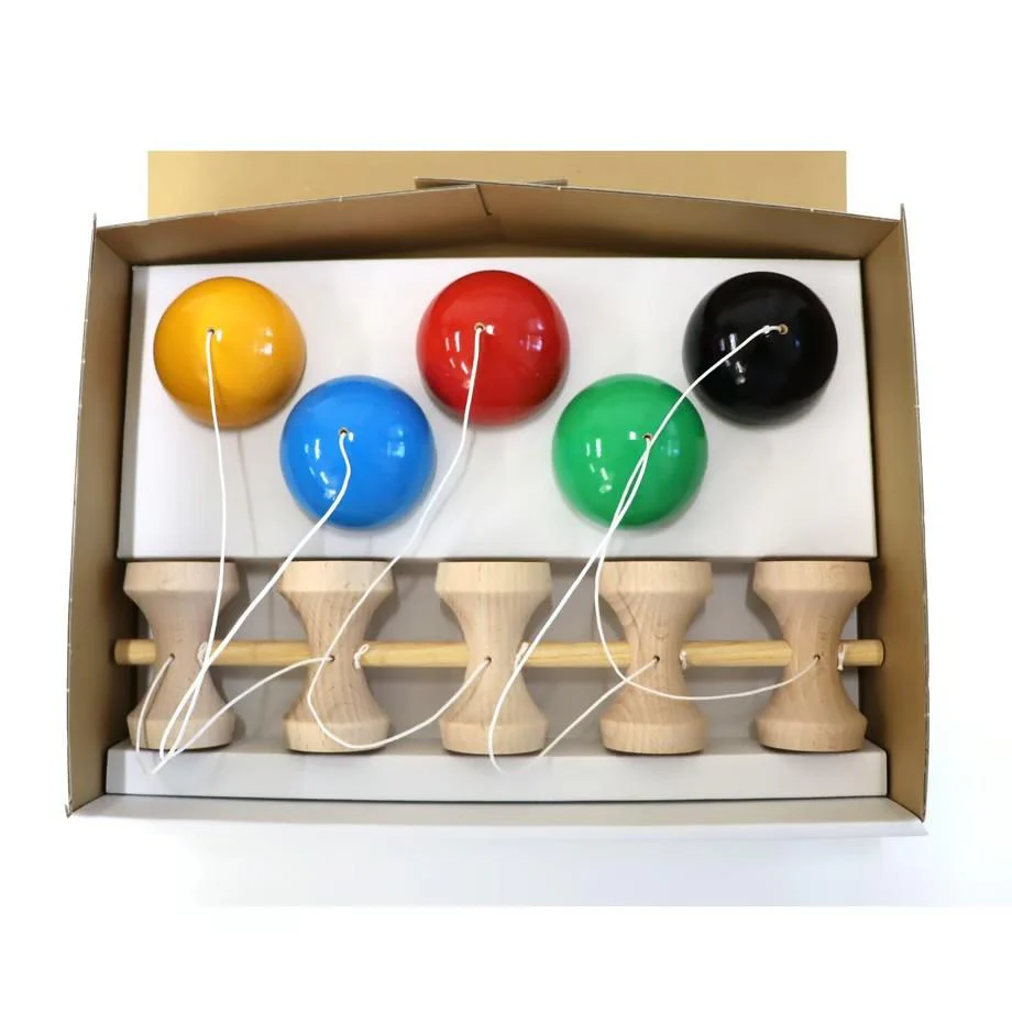 Ozora 5-Cup Kendama Unique Japanese Cup-And-Ball Toy - Image 4