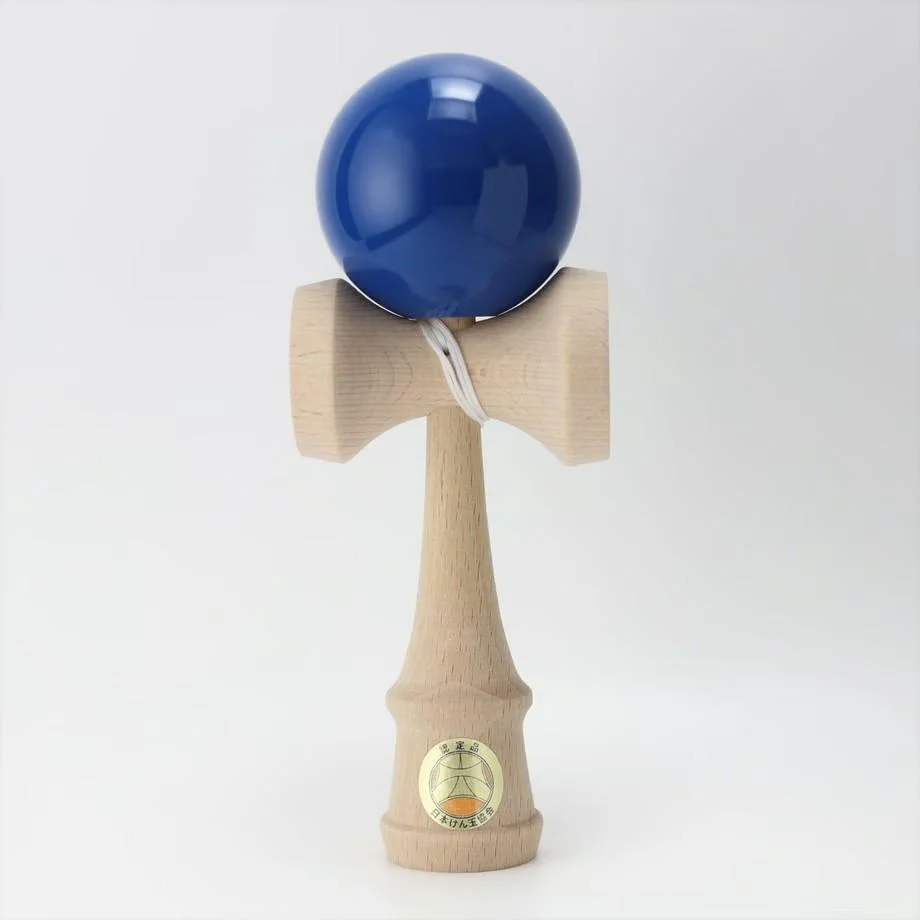Ozora Kendama Handmade JKA Certified Cup-And-Ball Toy Blue