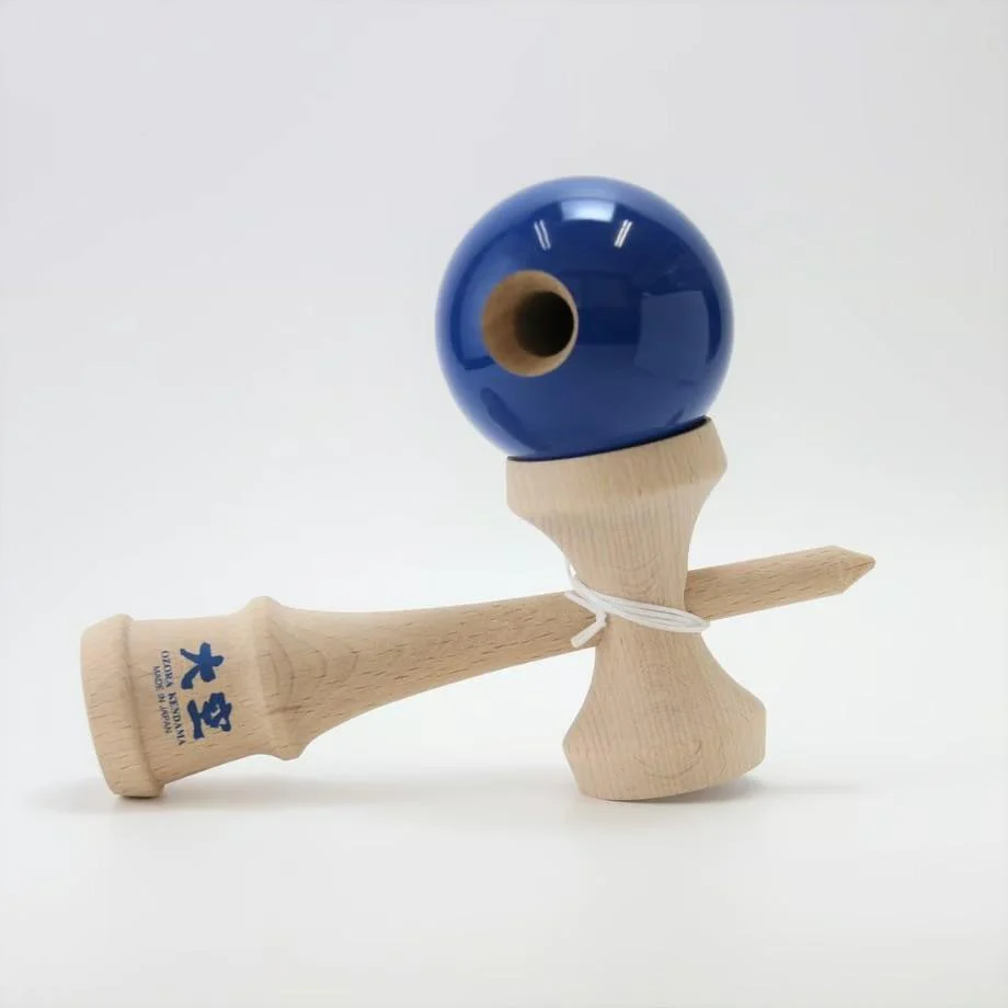 Ozora Kendama Handmade JKA Certified Cup-And-Ball Toy Blue - Image 2