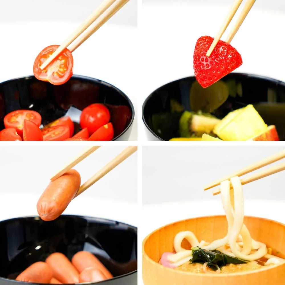 Patented Non-Slip Chopsticks Golden Owl Design Dishwasher Safe 23cm - Image 3