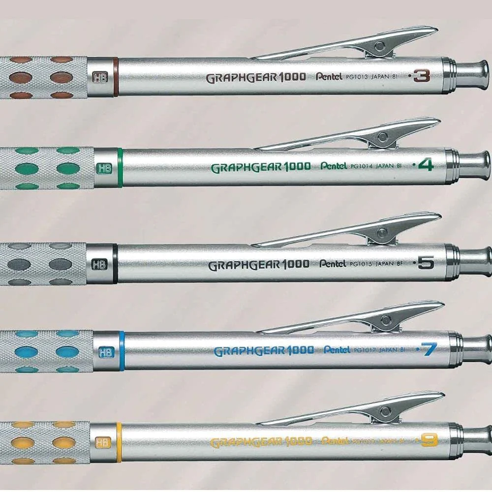 Pentel GraphGear 1000 Mechanical Pencil Comfortable & Ergonomic - Image 11