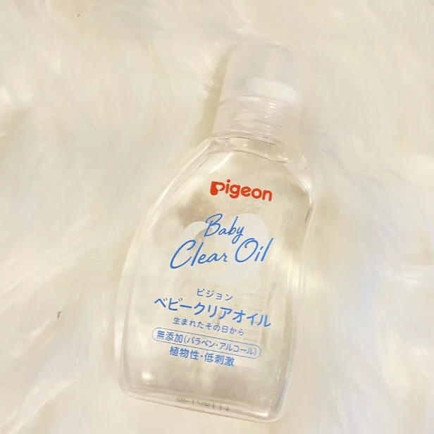 Pigeon Baby Clear Moisturizing Oil Safe Gentle for Baby Skin 80ml - Image 4
