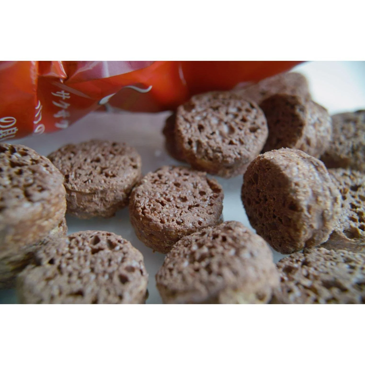 Riska Shittori Choco Chocolate Corn-Puffs Snack 80g (Pack of 3) - Image 4