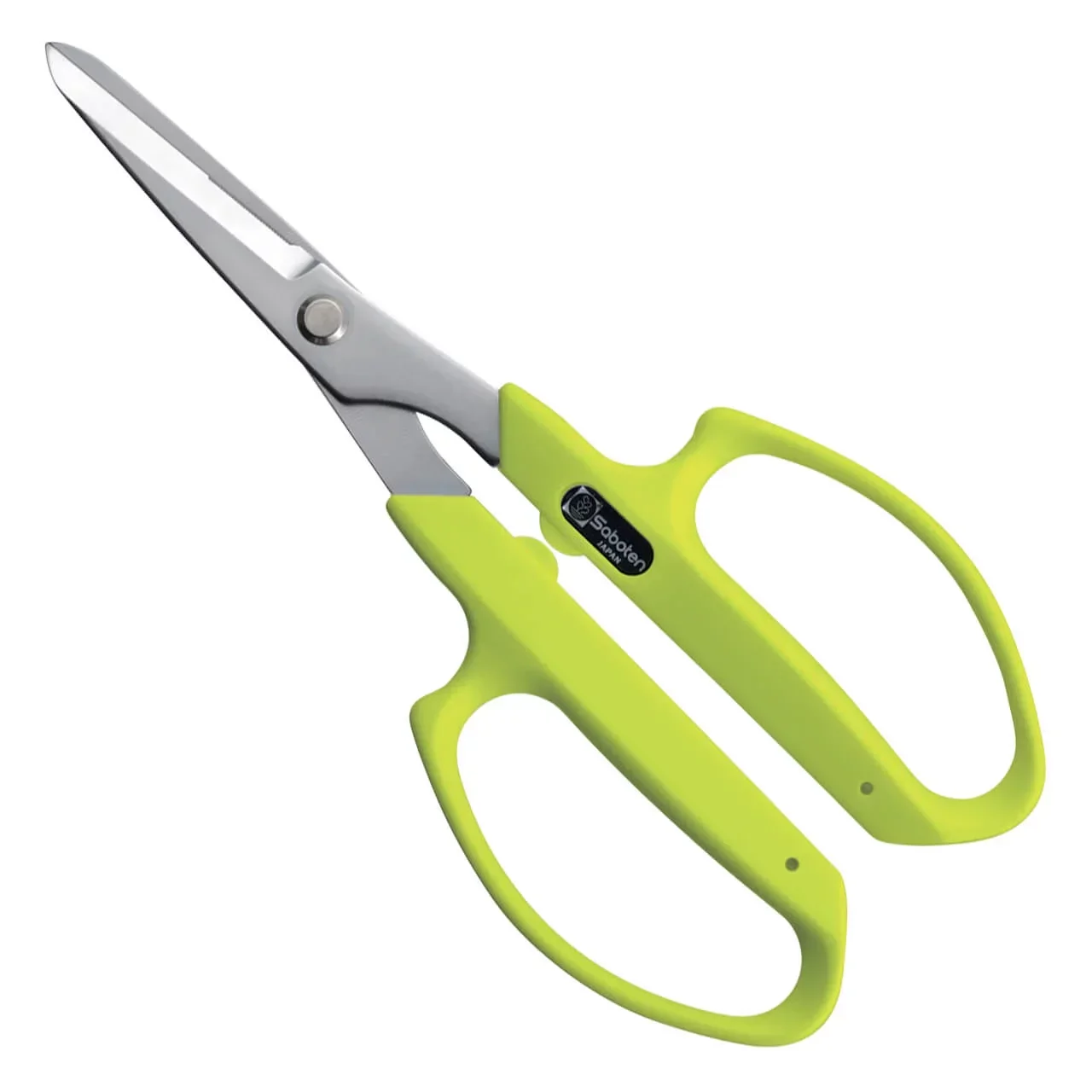 Saboten Floral & Garden Scissors Chrome-Plated Blades With Sharpener