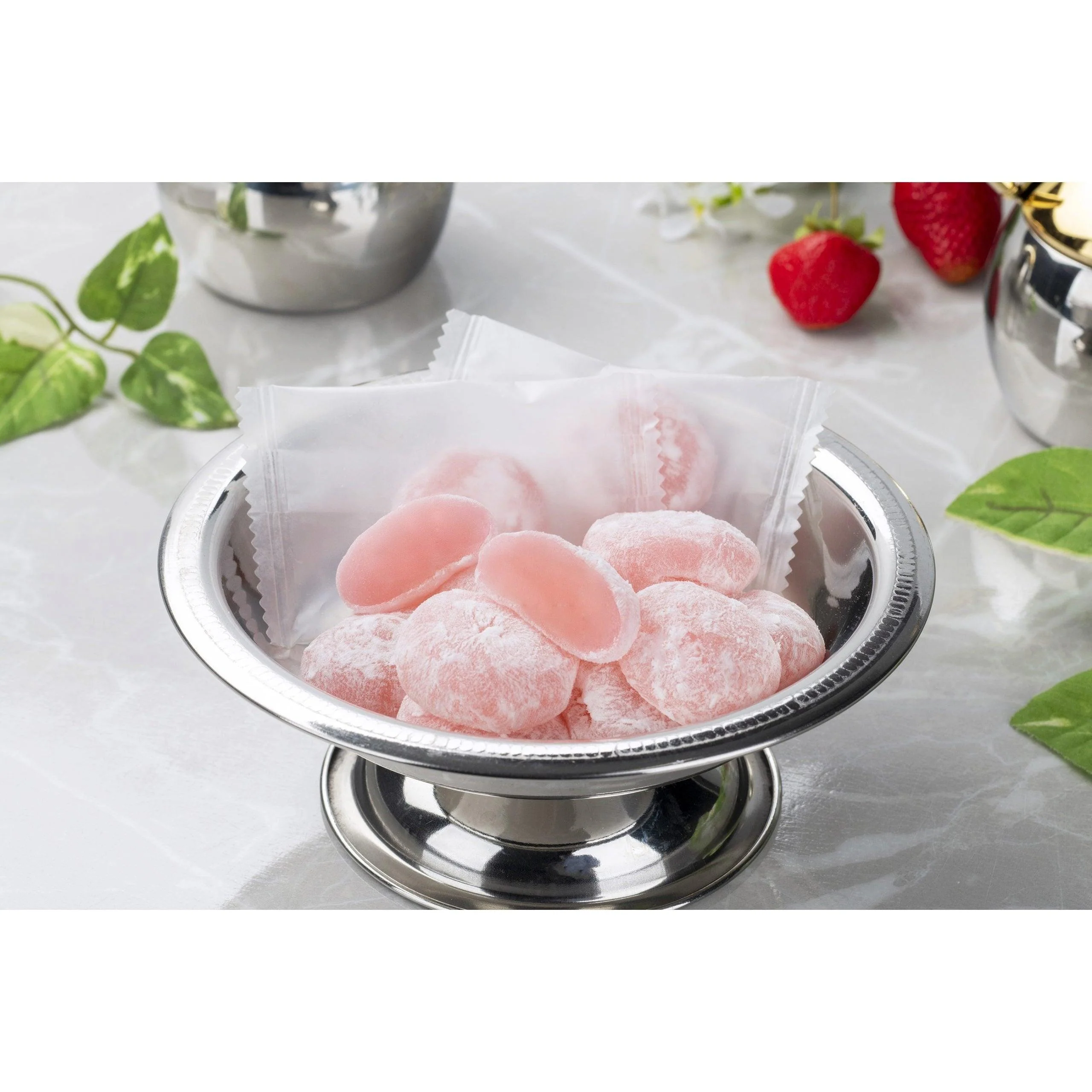 Seiki Bite Sized Amaou Strawberry Daifuku Mochi (Pack of 5) - Image 2
