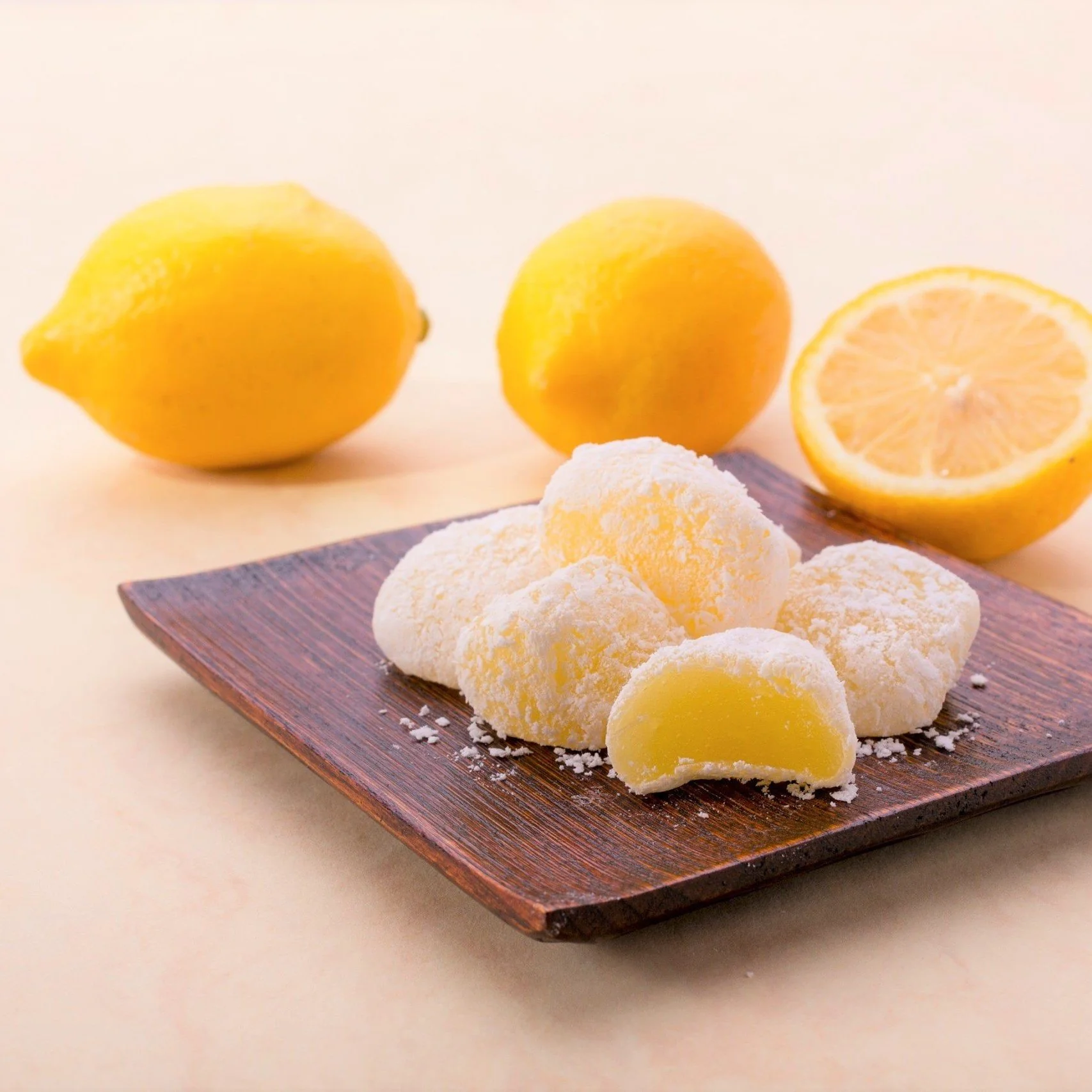 Seiki Bite Sized Daifuku Mochi Snack Setouchi Lemon Flavor 130g (Pack of 5) - Image 2
