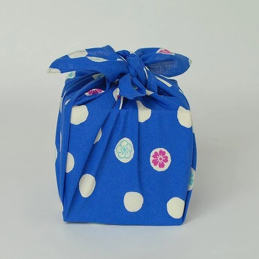 Seiran Furoshiki Flower Pattern Cotton Wrapping Cloth - Image 7