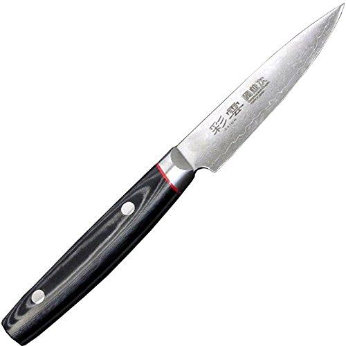 Seki Kanetsugu Saiun 33-Layer Damascus Steel Paring Knife 90mm