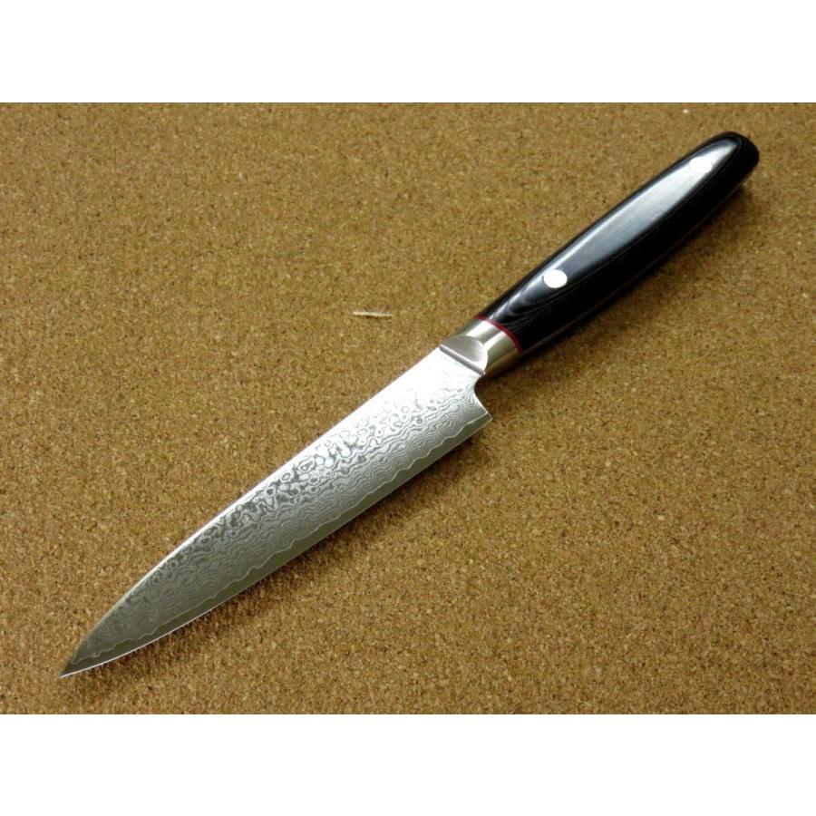 Seki Kanetsugu Saiun 33-Layer Damascus Steel Utility Knife 120mm - Image 2
