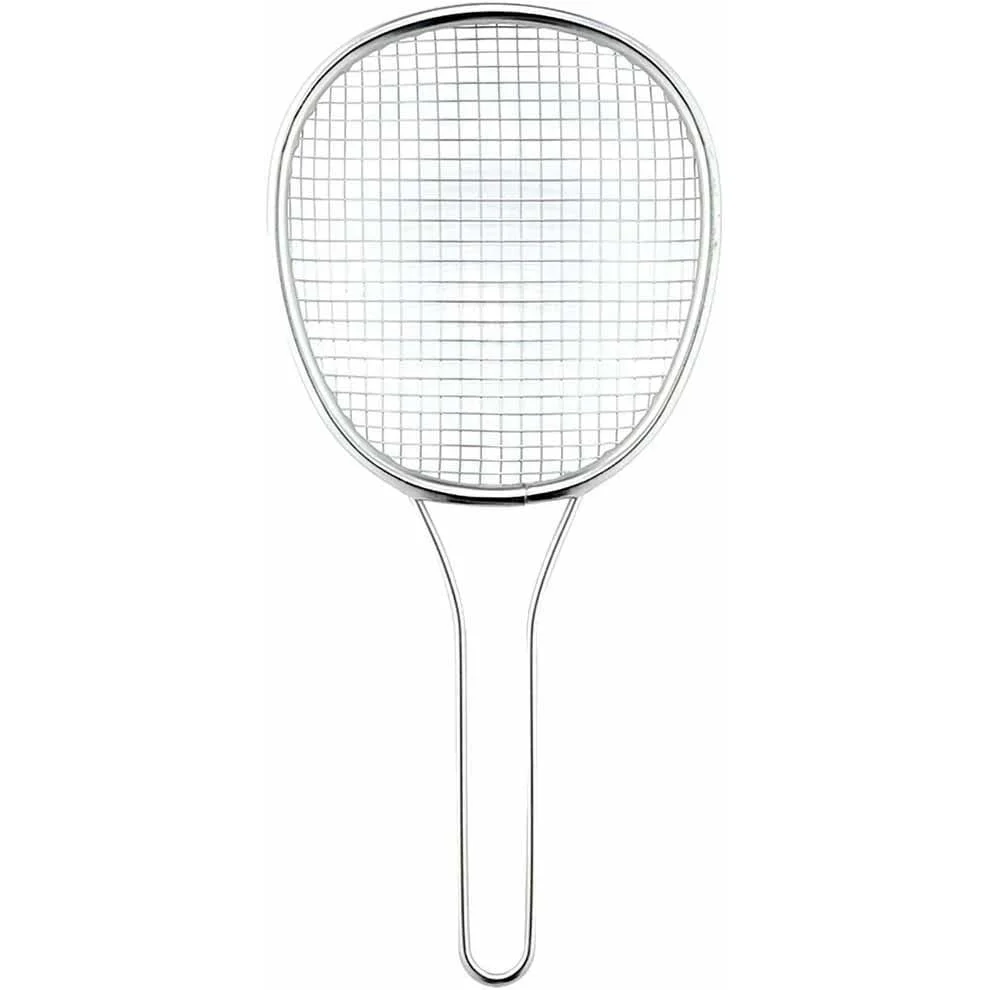 Shimomura Deep Fryer Skimmer Stainless Steel Large Hole Mesh Scoop 30cm