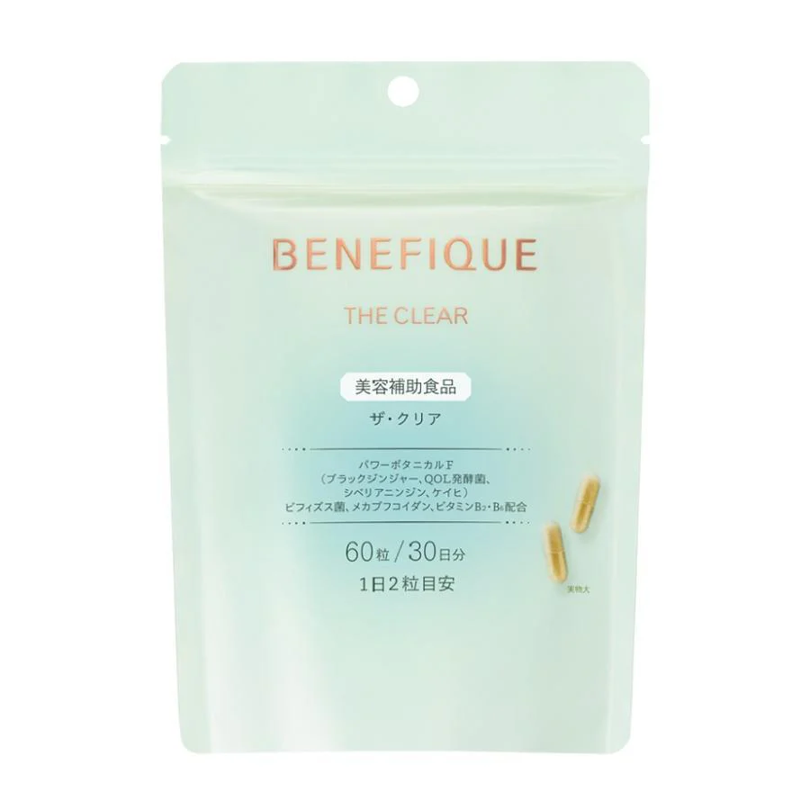 Benefique The Clear Beauty Supplement 60 Tablets (for 30 Days)
