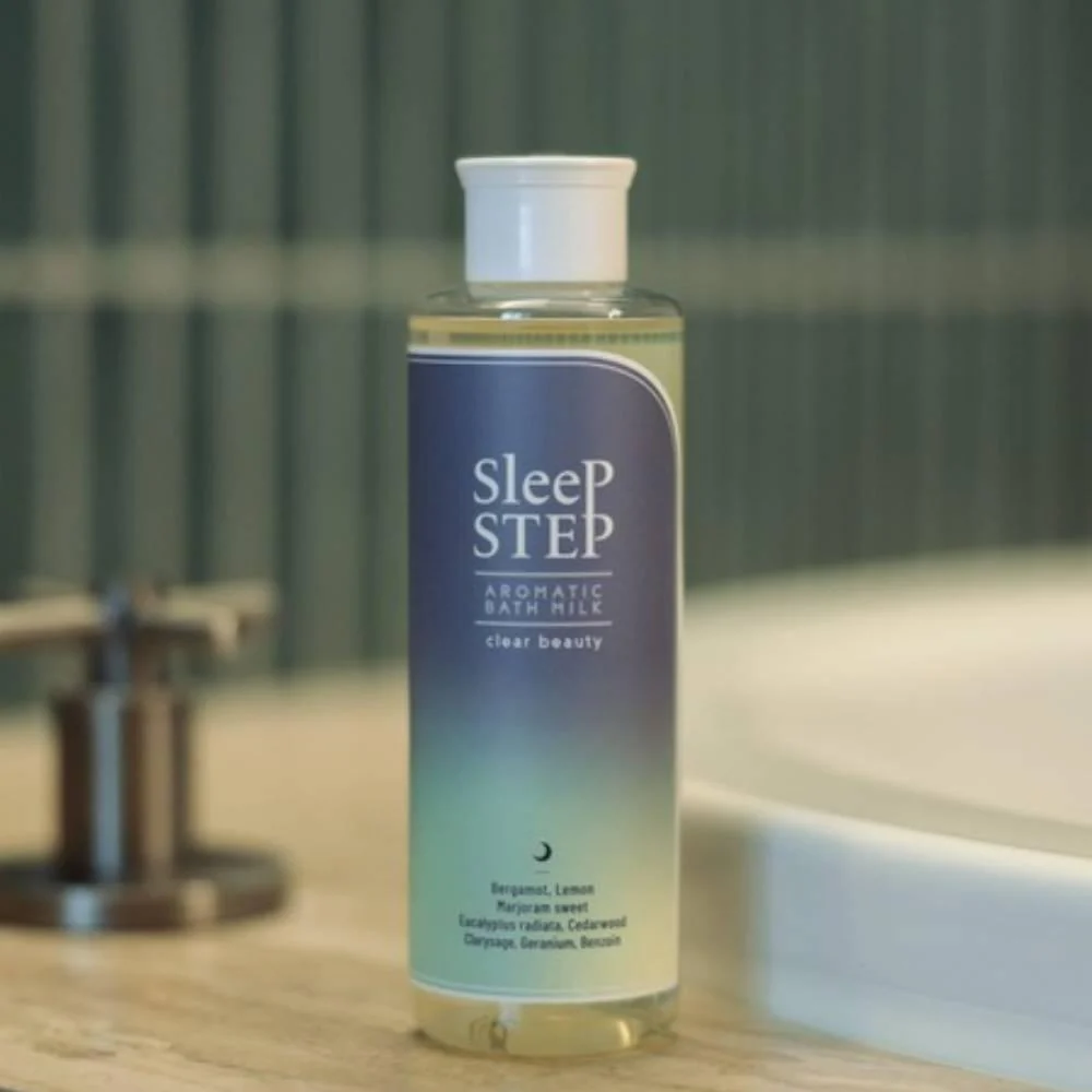 Sleep Step Bath Milk Clear Beauty Refreshing Herbal Bergamot 200ml - Image 3