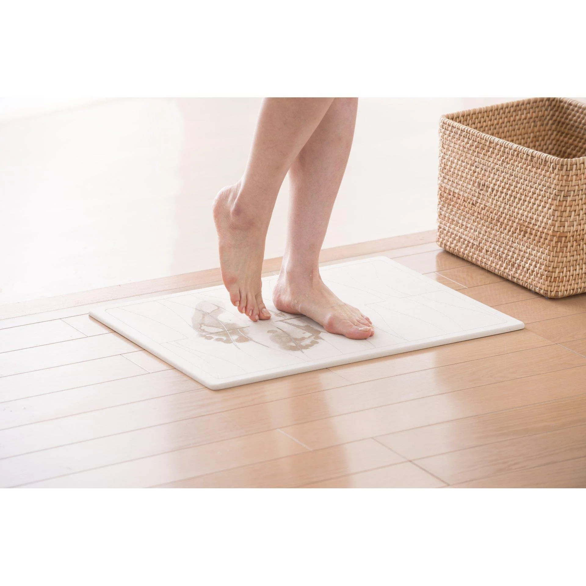 Soil Japan Diatomaceous Earth Bath Mat Gem Quick-Dry & Slip-Resistant - Image 3