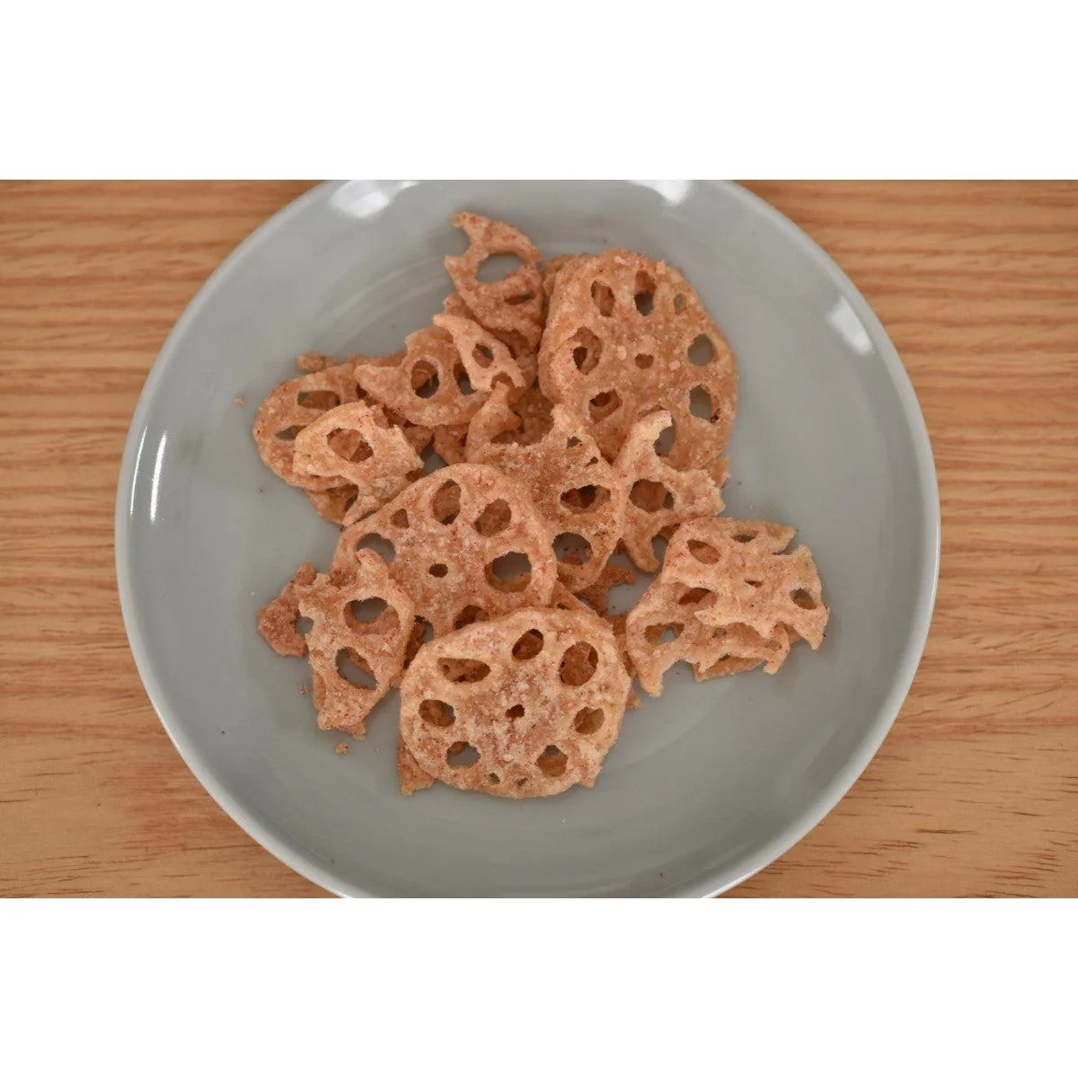 Sokan Ume Renkon Chips Japanese Plum Flavored Lotus Root Chips 18g (Pack of 6) - Image 3