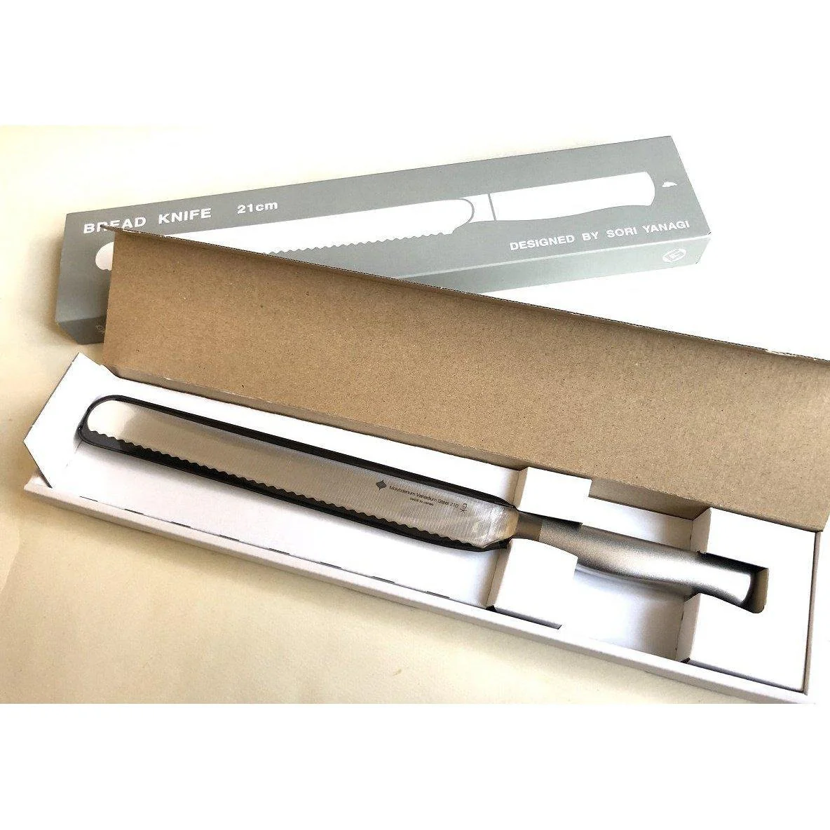 Sori Yanagi Bread Knife Stainless Steel Bread Slicer 21cm - Image 8