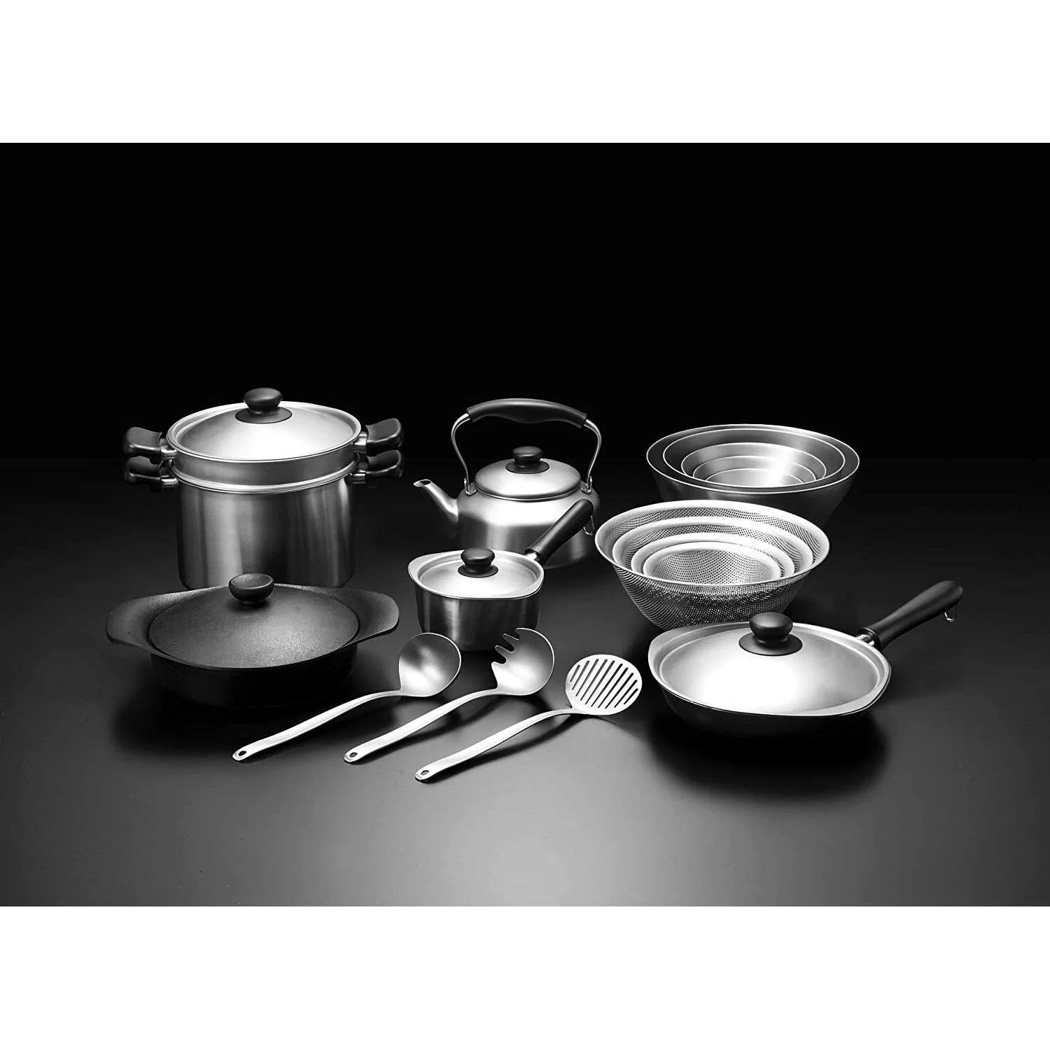 Sori Yanagi Stainless Steel Strainer Long Handle Colander 19cm - Image 2