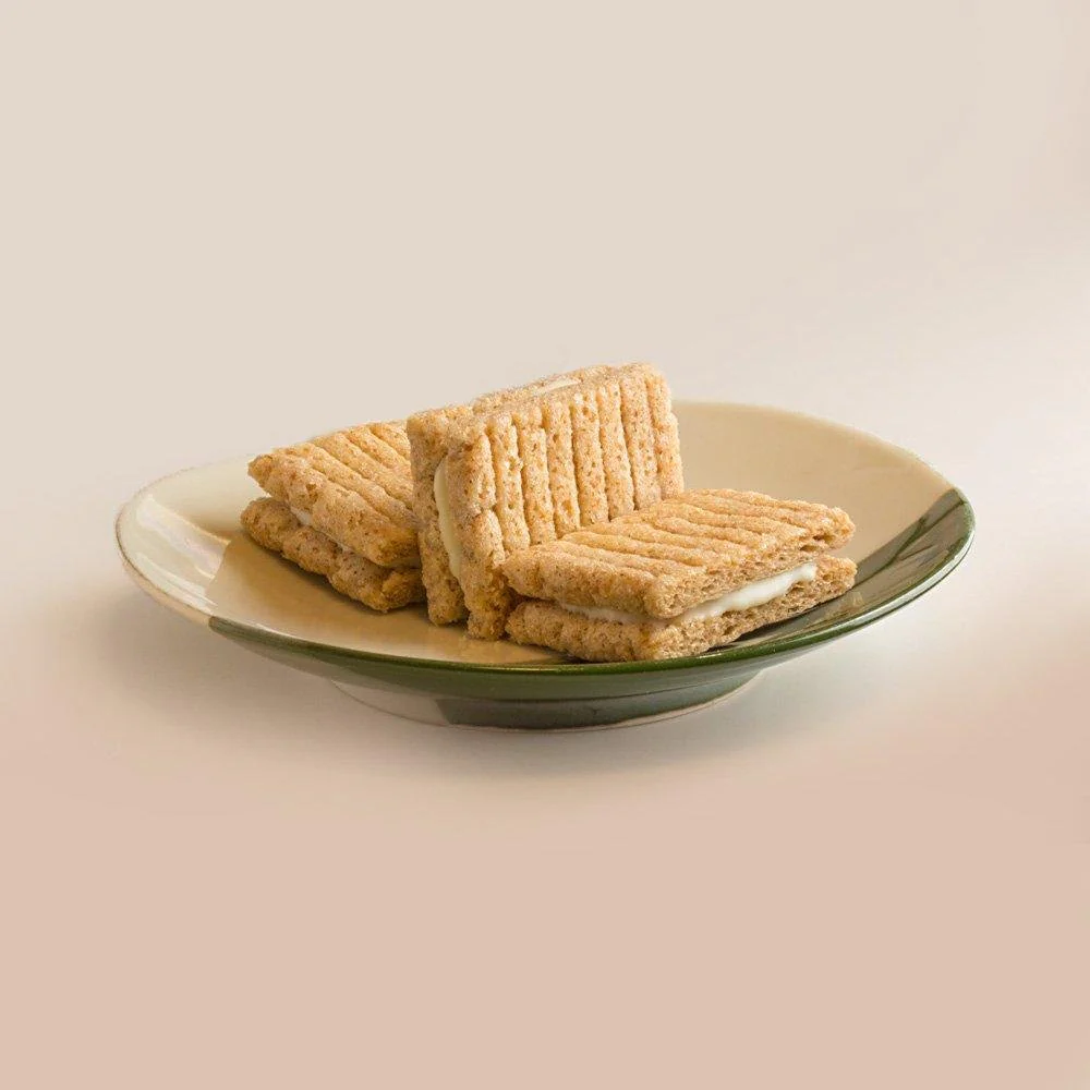 Sugar Butter Sand Tree Cookies Sandwich Biscuit with White Chocolate 14 Pieces - Image 3