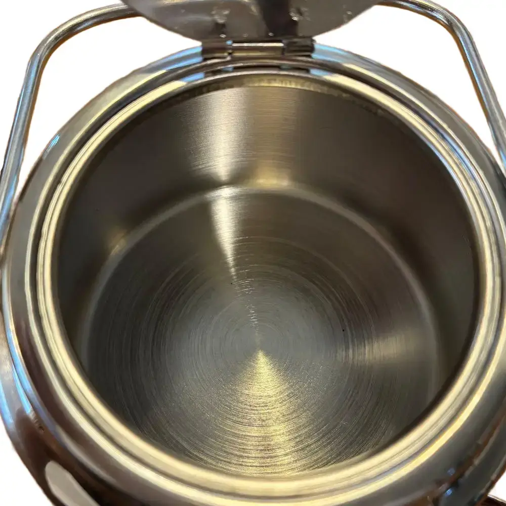 Wadasuke Sugar Container With Hinged Lid Stainless Steel Sugar Pot 400ml - Image 3