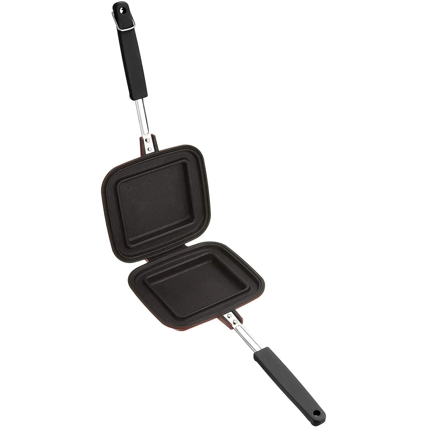 Sugiyama Metal Hot Sandwich Maker Smile Cooker DX Black KS-2887 - Image 5