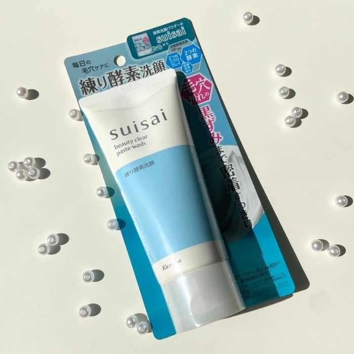 Suisai Beauty Clear Paste Wash Enzyme Purifying Pore Cleanser 120g - Image 5