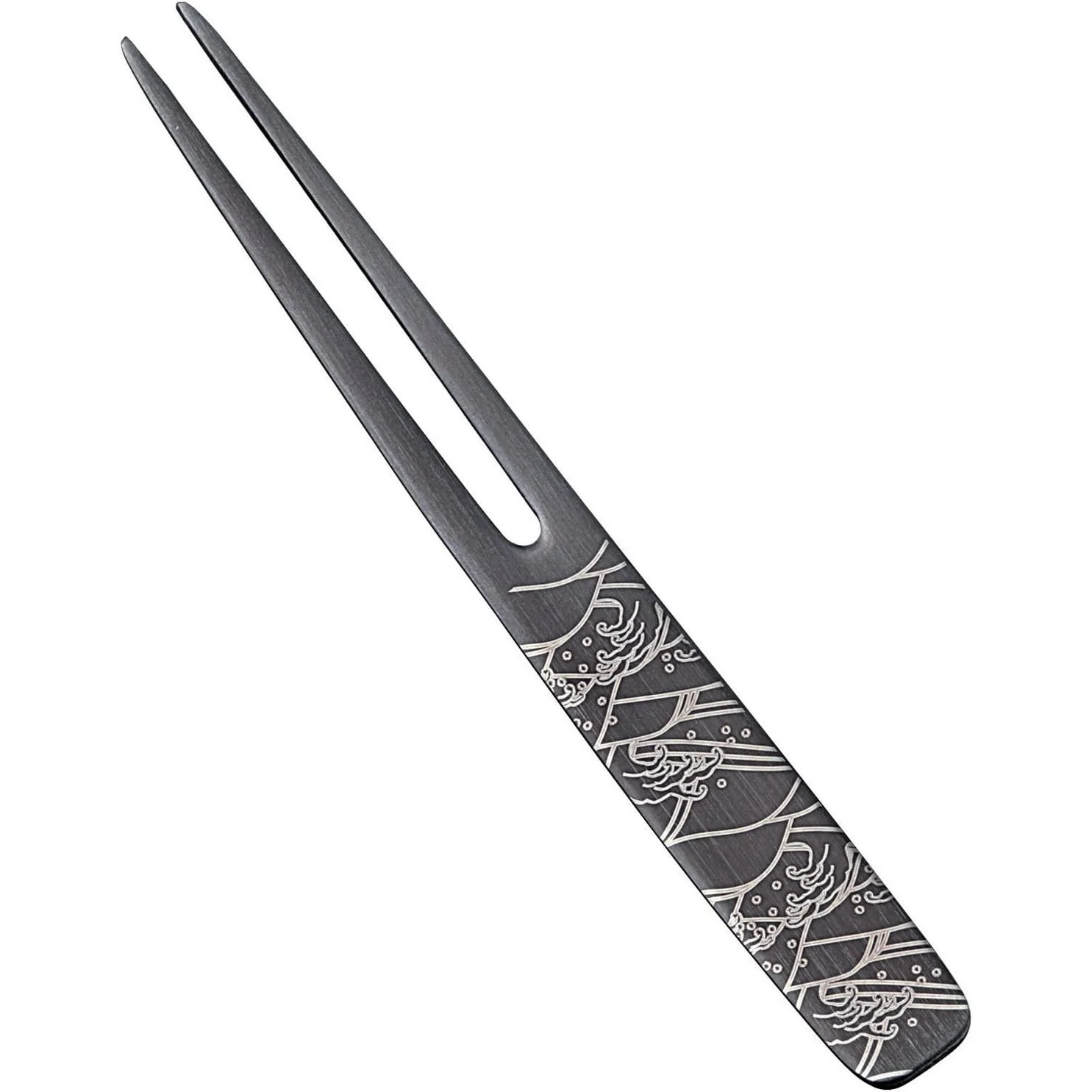 Todai Japanese Black Oxide Steel Wagashi Pick Fork 7 Piece Set - Image 10