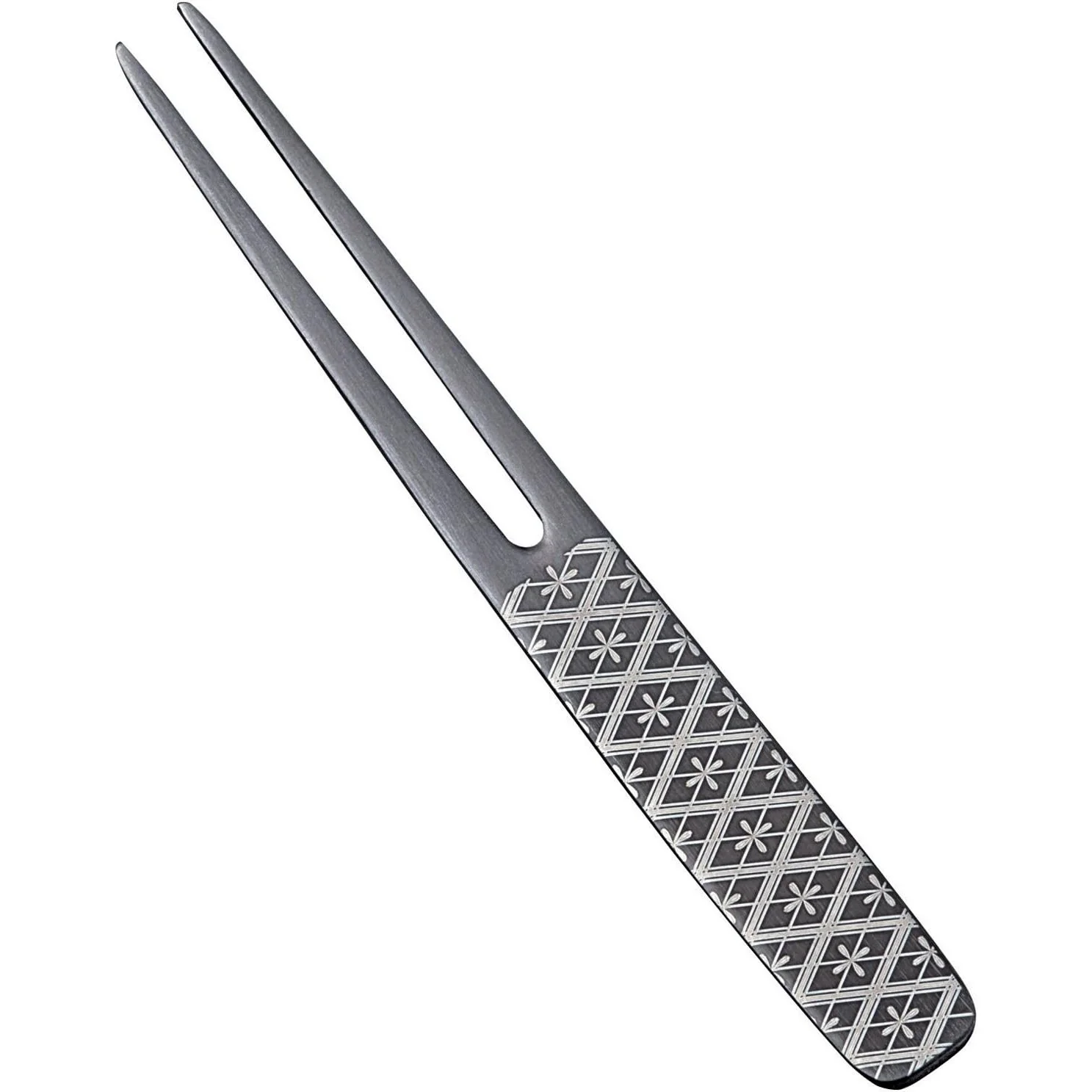 Todai Japanese Black Oxide Steel Wagashi Pick Fork 7 Piece Set - Image 7